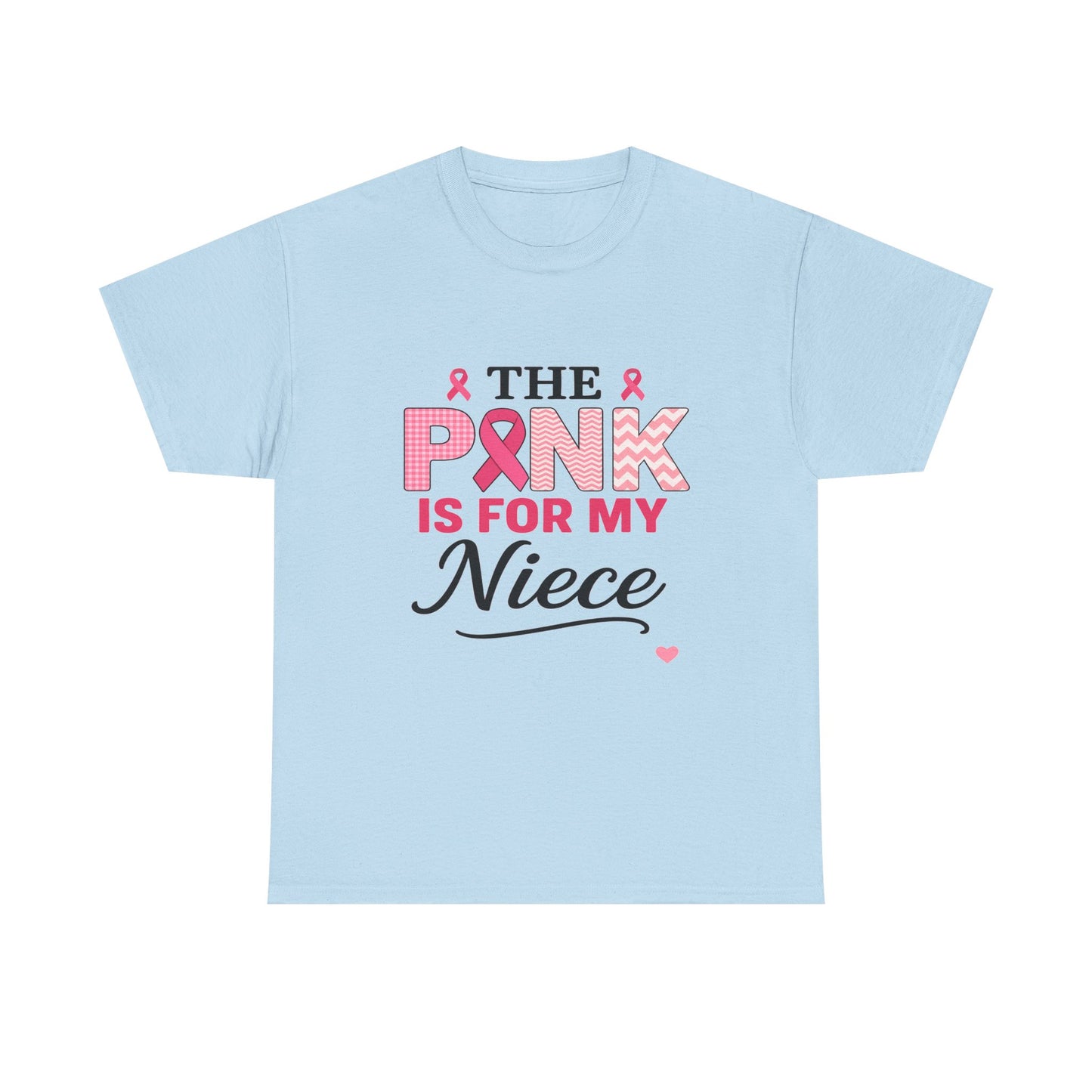 Pink Ribbon Niece Tee - Breast Cancer Awareness