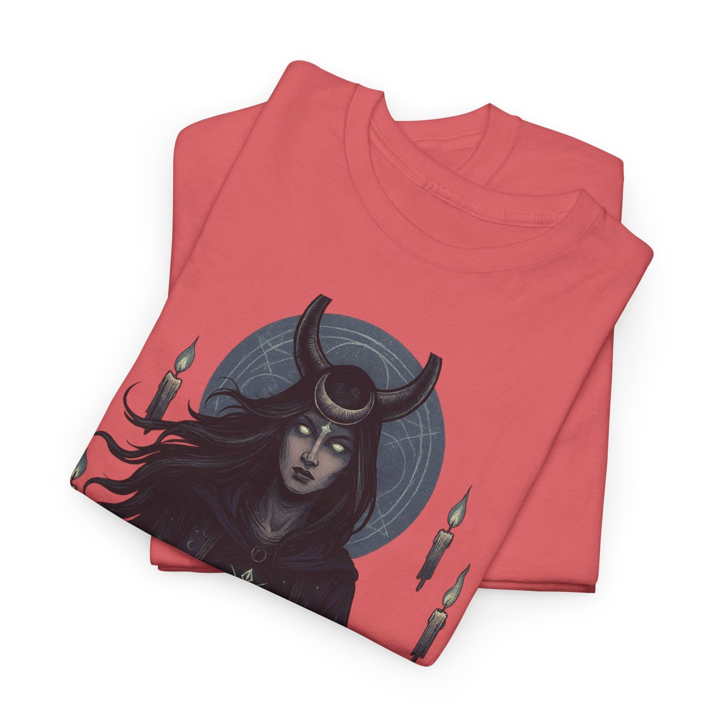 Moonlit Sorceress – Enchanted Candlelight Tee