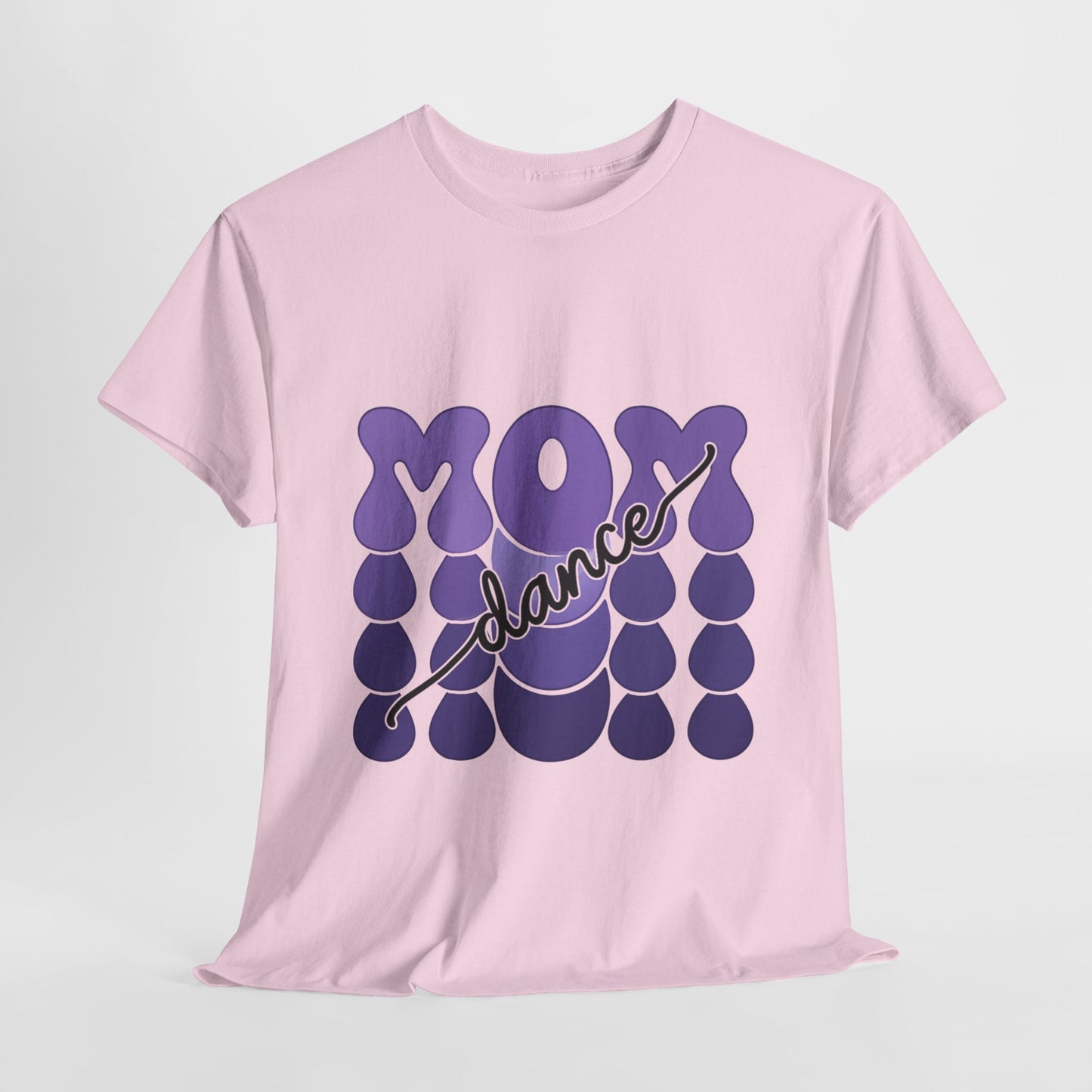 MOM Dance – Purple Letter Stage Spirit Tee