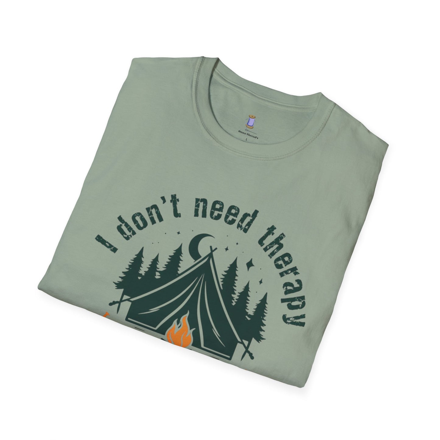 Camping Therapy Unisex T-Shirt | Outdoor Enthusiast Gift | Nature Lover Tee | Adventure Shirt | Camping Apparel