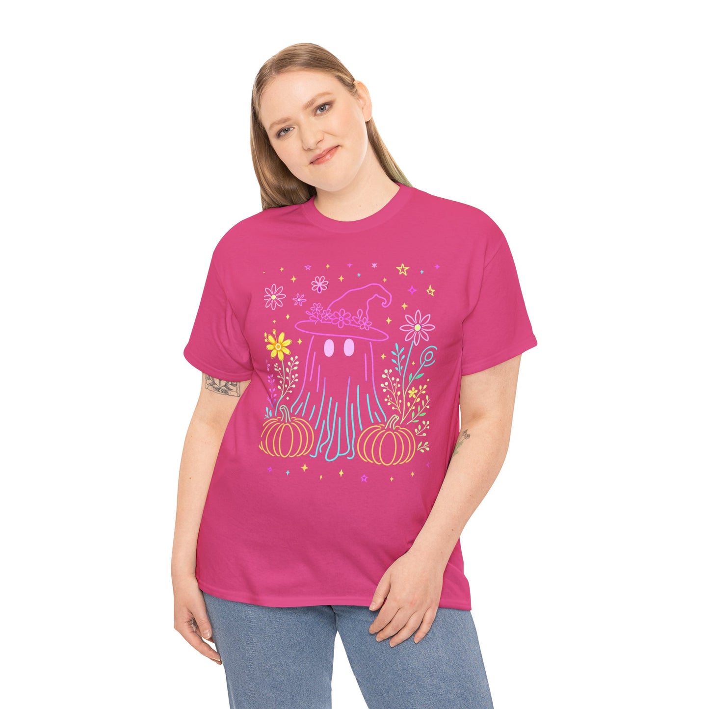 Pastel Ghost Witch Hat Tee
