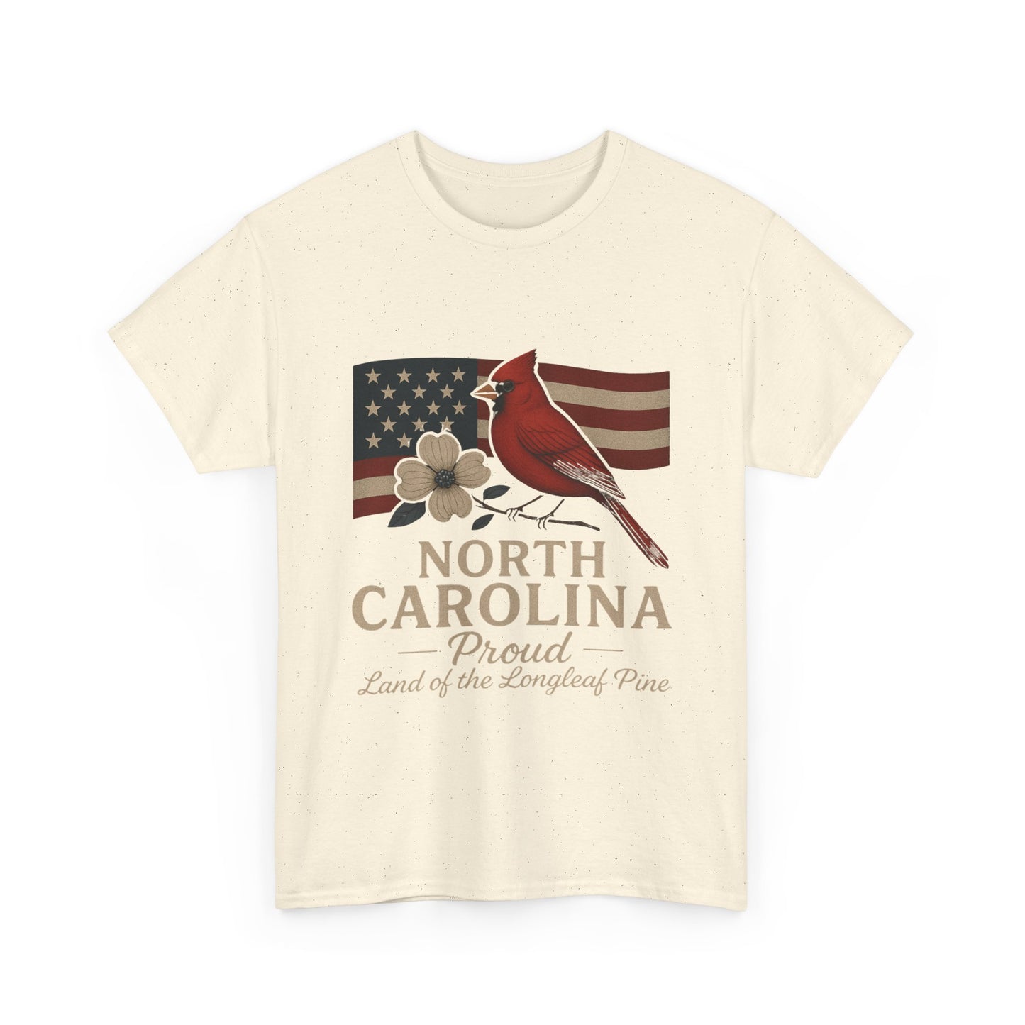 NC Pride: Cardinal, Dogwood & State Flag Tee