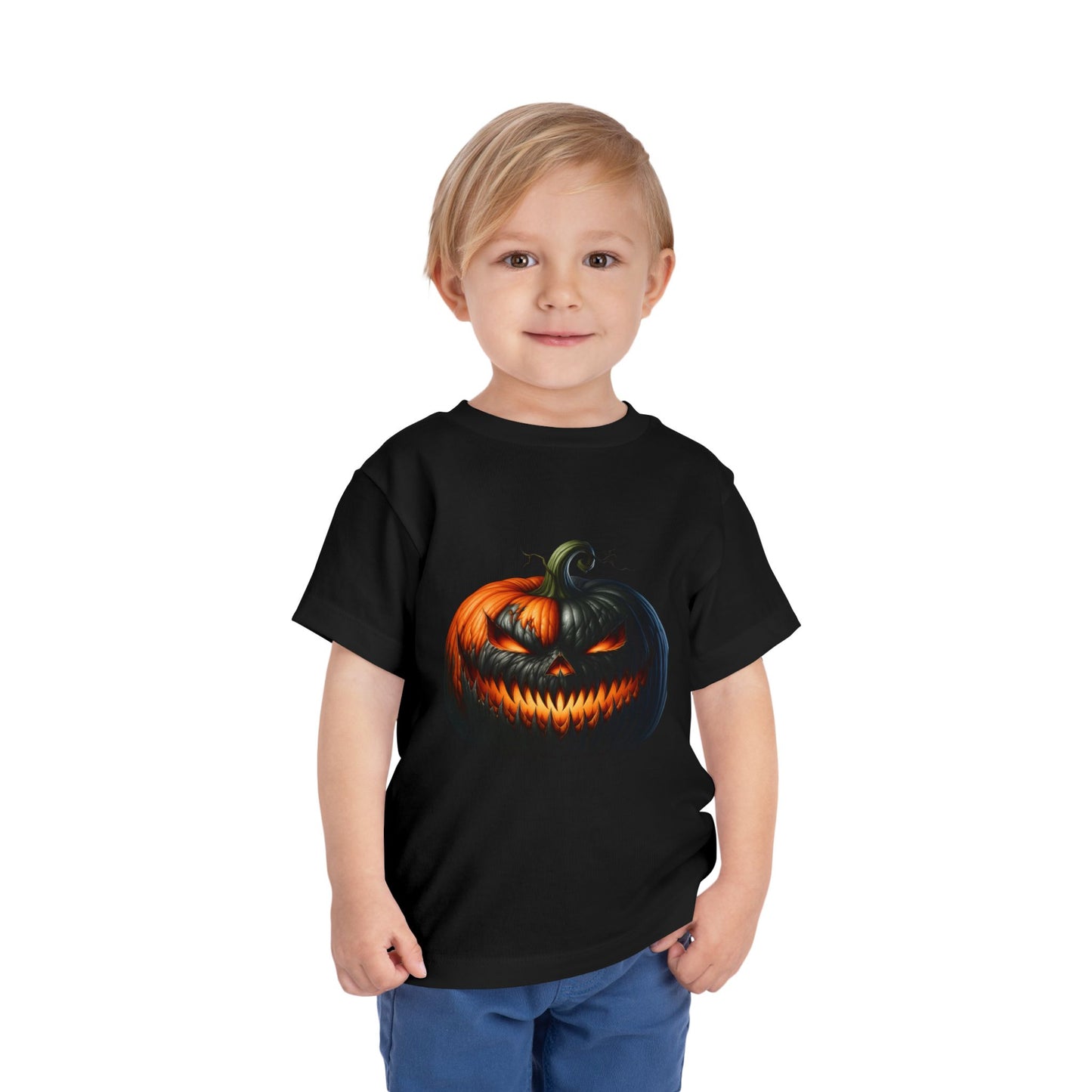 Spooky Jack-o'-Lantern Toddler Halloween Tee
