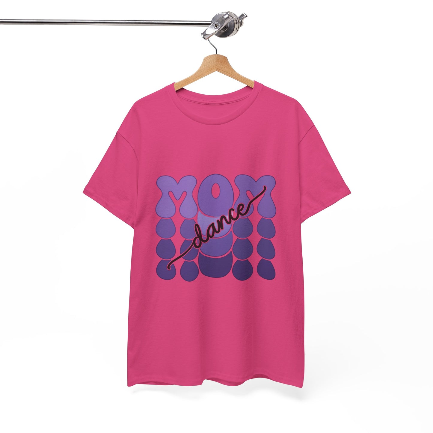 MOM Dance – Purple Letter Stage Spirit Tee