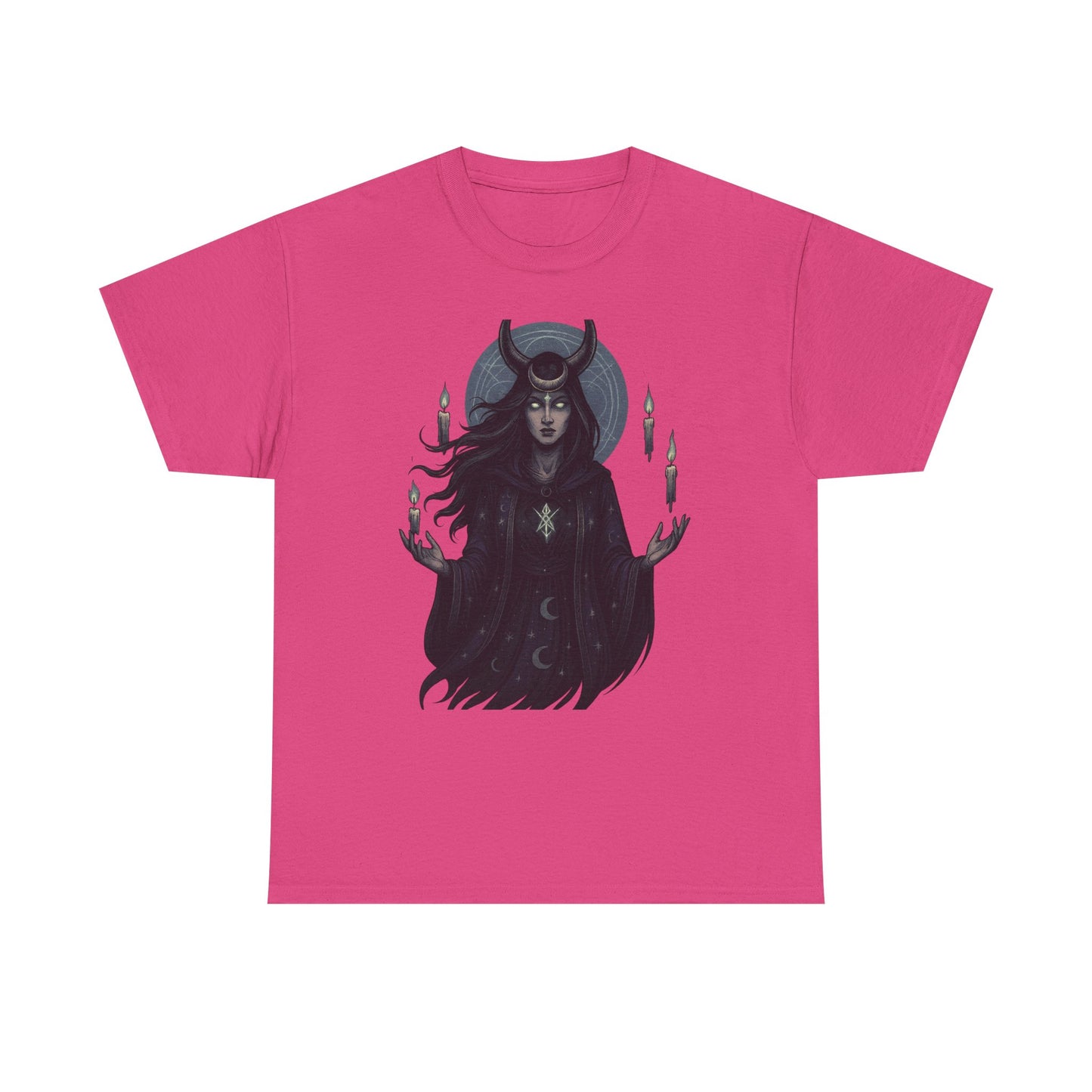 Moonlit Sorceress – Enchanted Candlelight Tee
