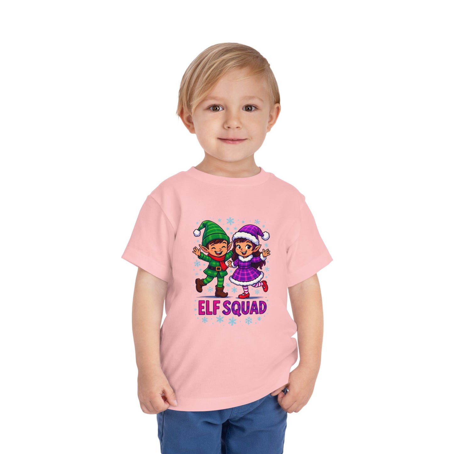 Elf Squad Toddler Christmas Tee