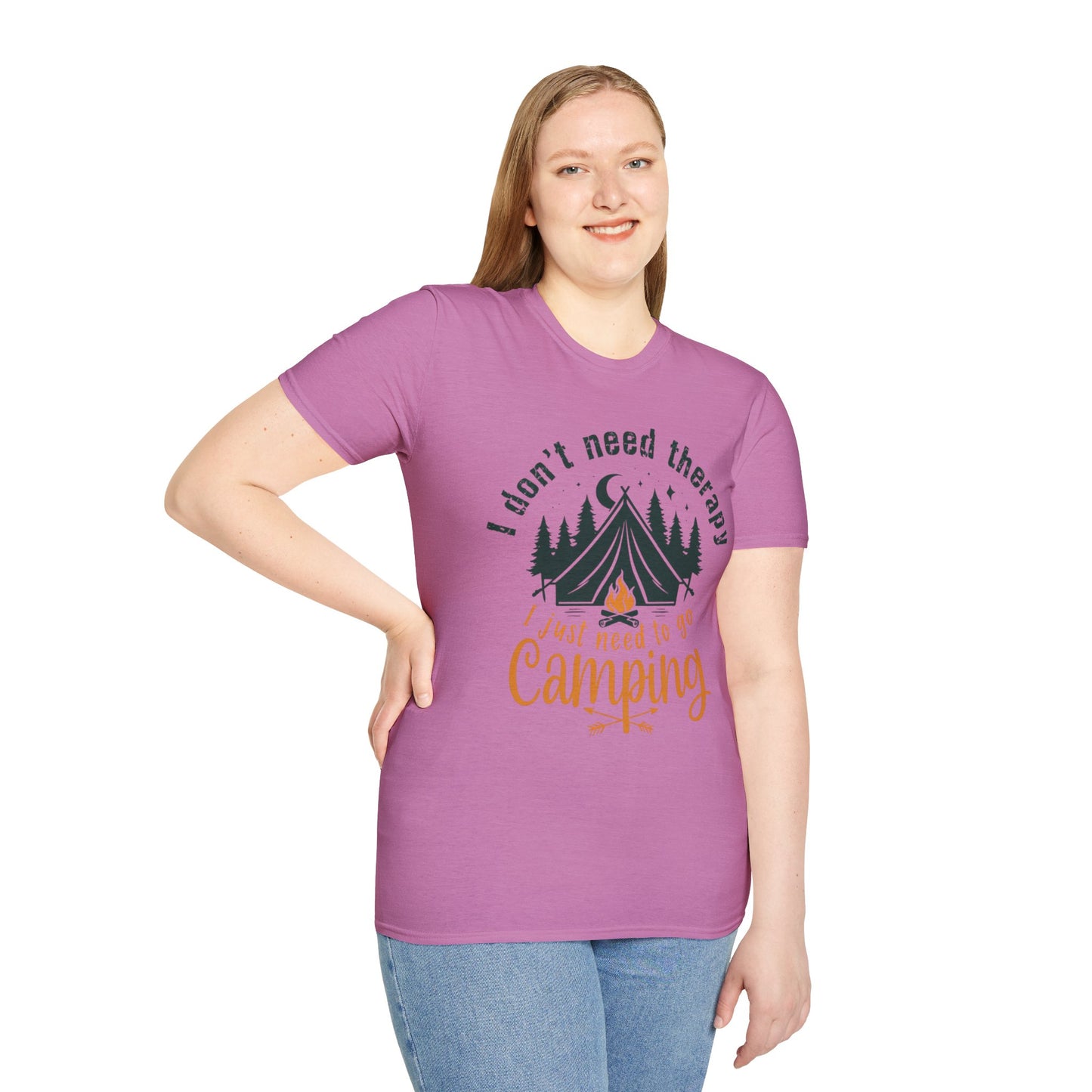 Camping Therapy Unisex T-Shirt | Outdoor Enthusiast Gift | Nature Lover Tee | Adventure Shirt | Camping Apparel
