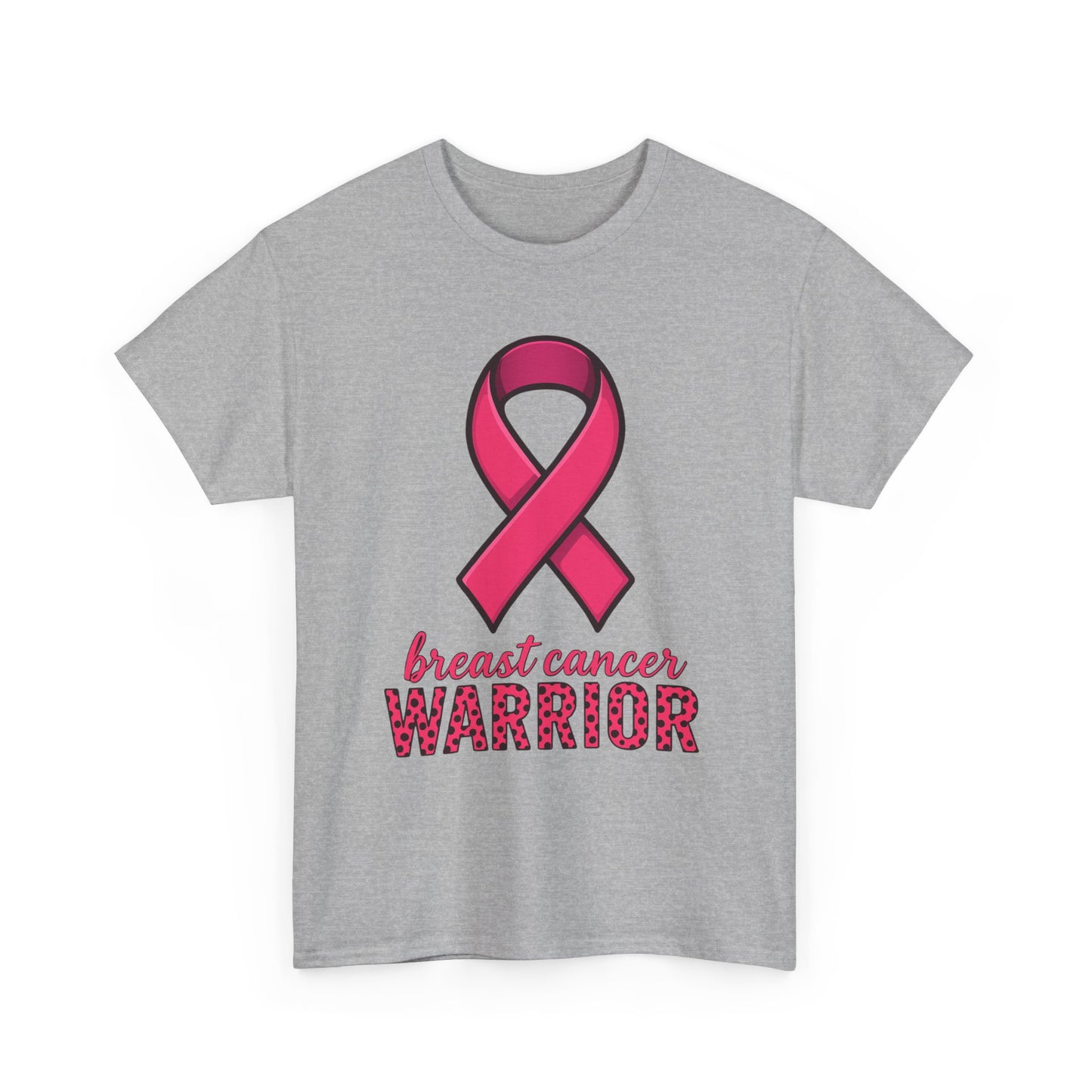 Breast Cancer Warrior Pink Ribbon Tee