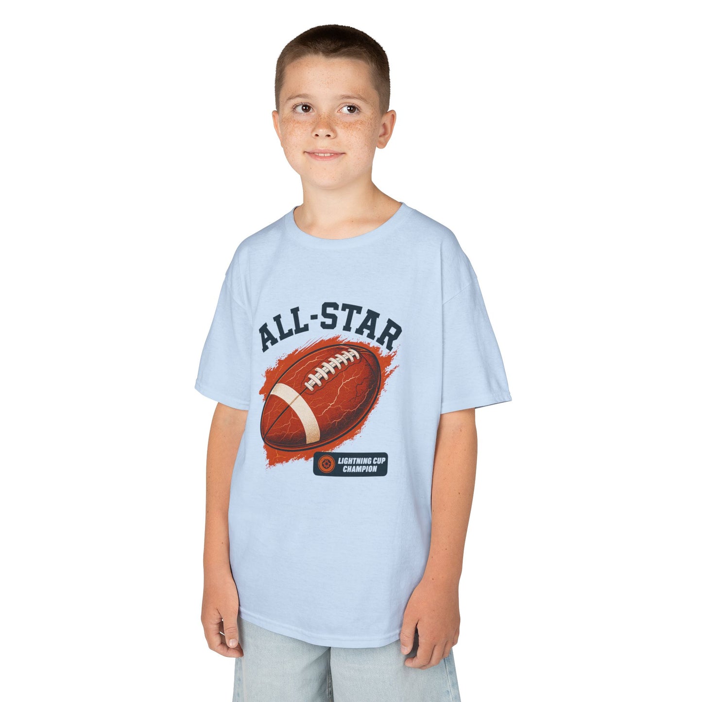 All-Star Kids Football Tee, Sports Apparel, Boys Football Shirt, Kids Casual Wear, Back To School Shirt, Birthday Gift