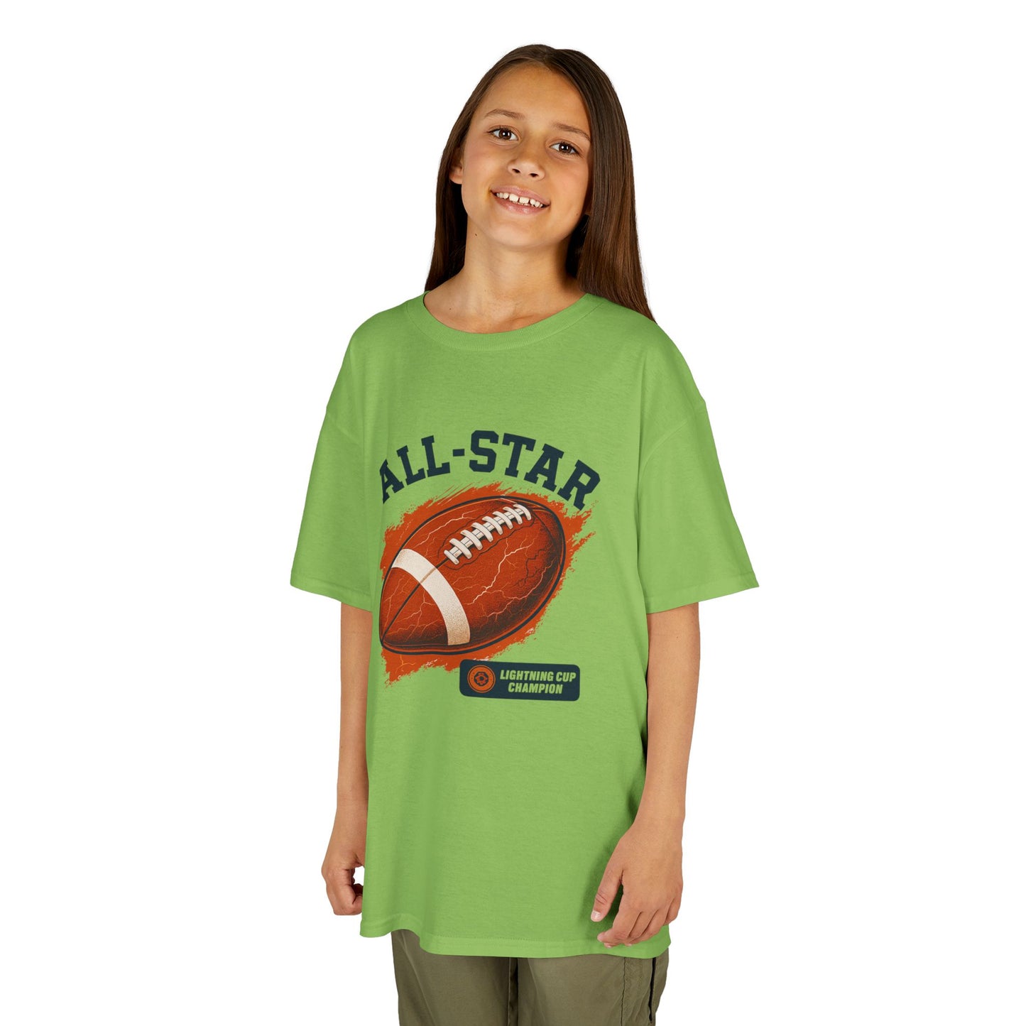 All-Star Kids Football Tee, Sports Apparel, Boys Football Shirt, Kids Casual Wear, Back To School Shirt, Birthday Gift