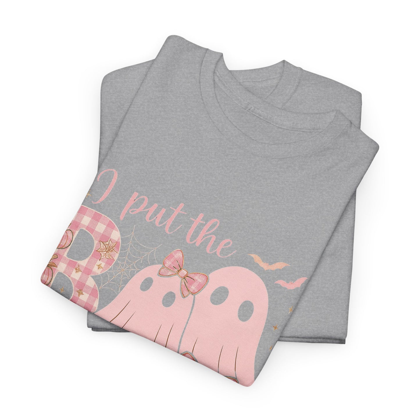 I Put The B In Boujee Pink Halloween Tee