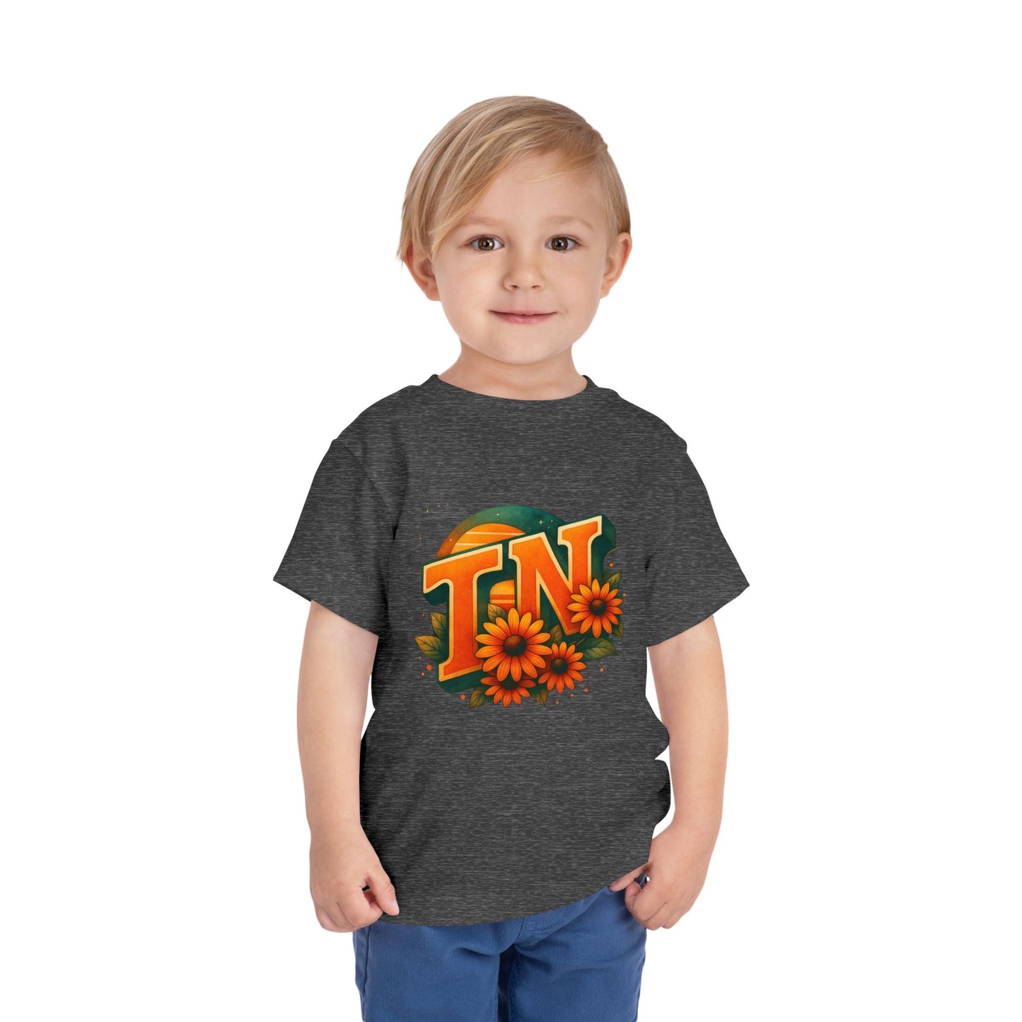 Toddler Tee Sunflower Sunset Design