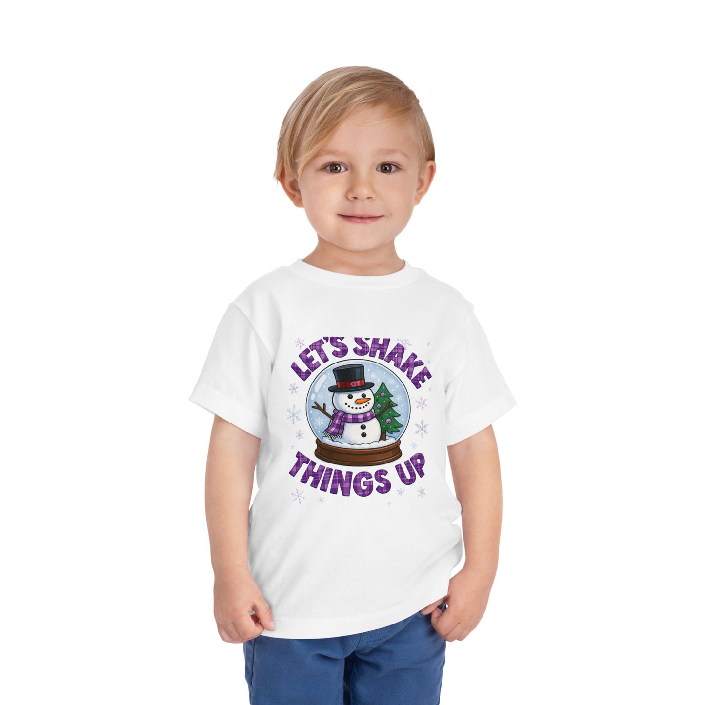 Shake Things Up! Snowman Christmas Toddler Tee