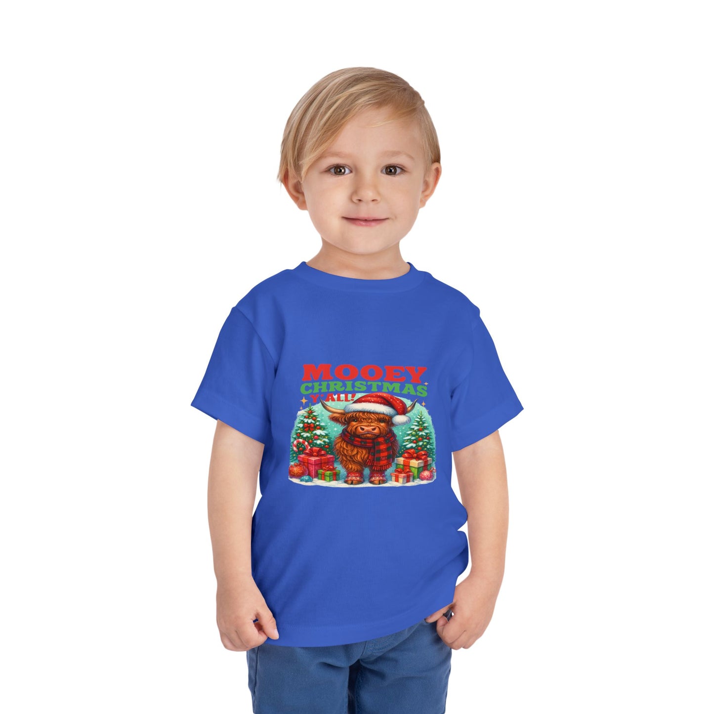 Mooey Christmas Y'all! Toddler Tee