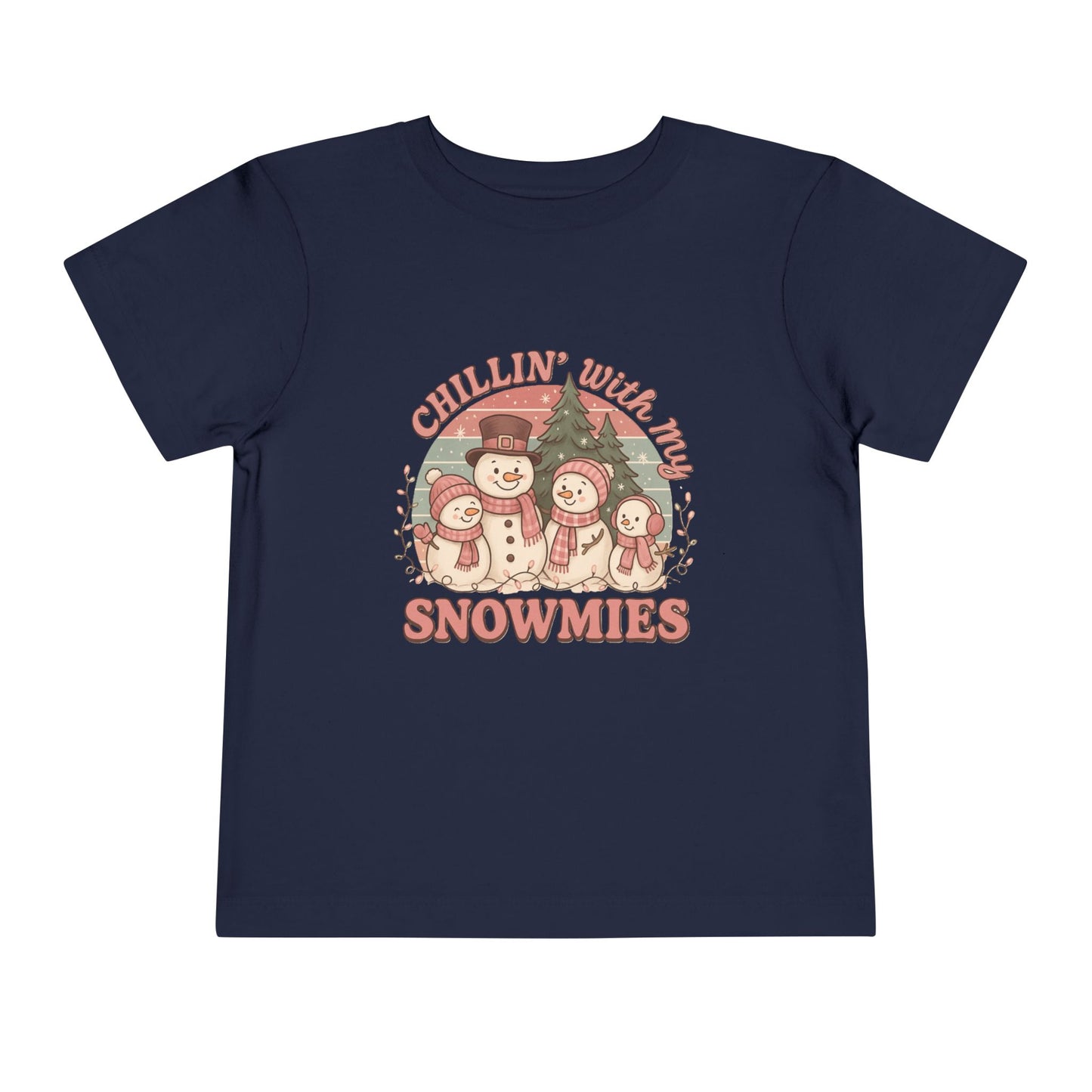 Chillin' Snowmies Toddler Christmas Tee