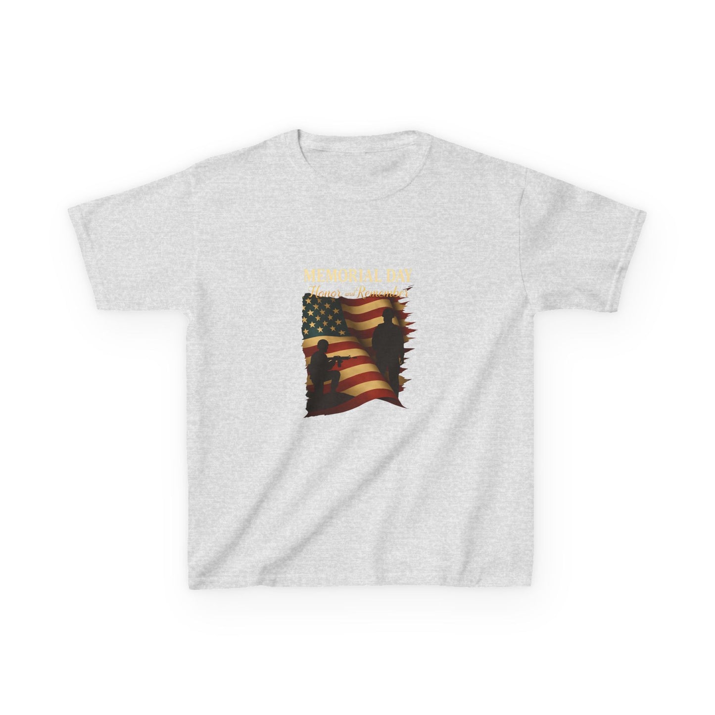 Memorial Day Honor & Remember Tee - Kids Patriotic Shirt