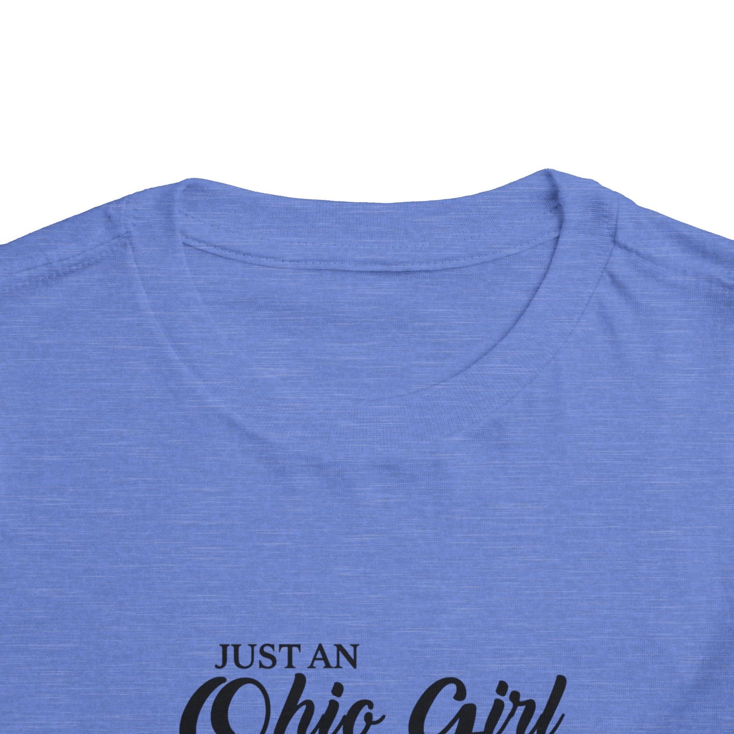 Toddler Tee Ohio Girl in North Carolina World Design Shirt