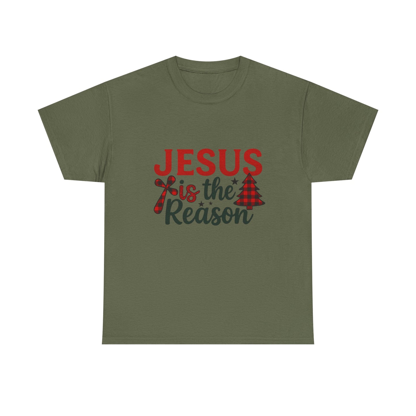 Jesus is the Reason Christmas Tee - Faith-Based Holiday Gift
