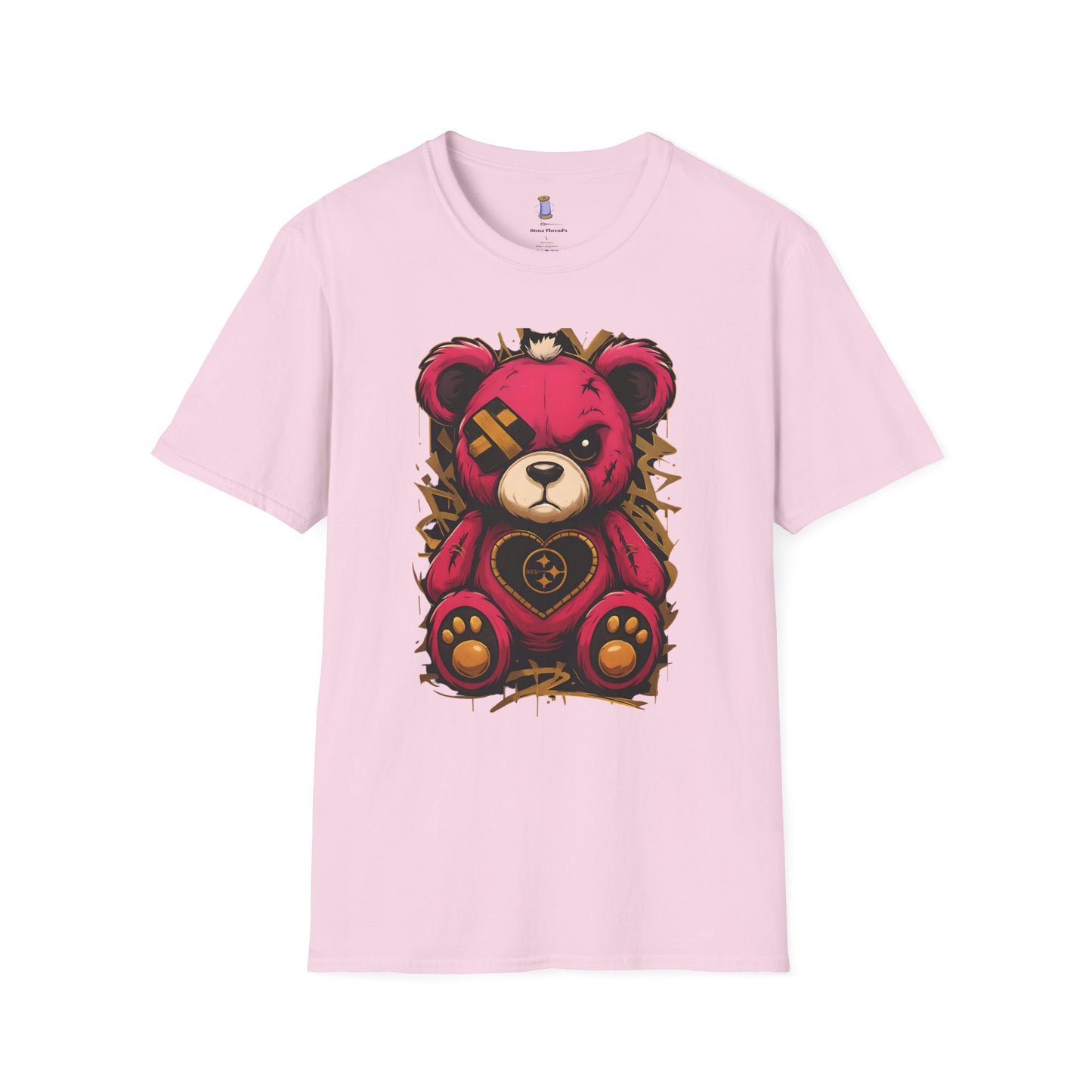 Cute Teddy Bear Graphic Tee, Soft Unisex Shirt, Casual Wear, Unique Gift, Gift for Her, Holiday Apparel