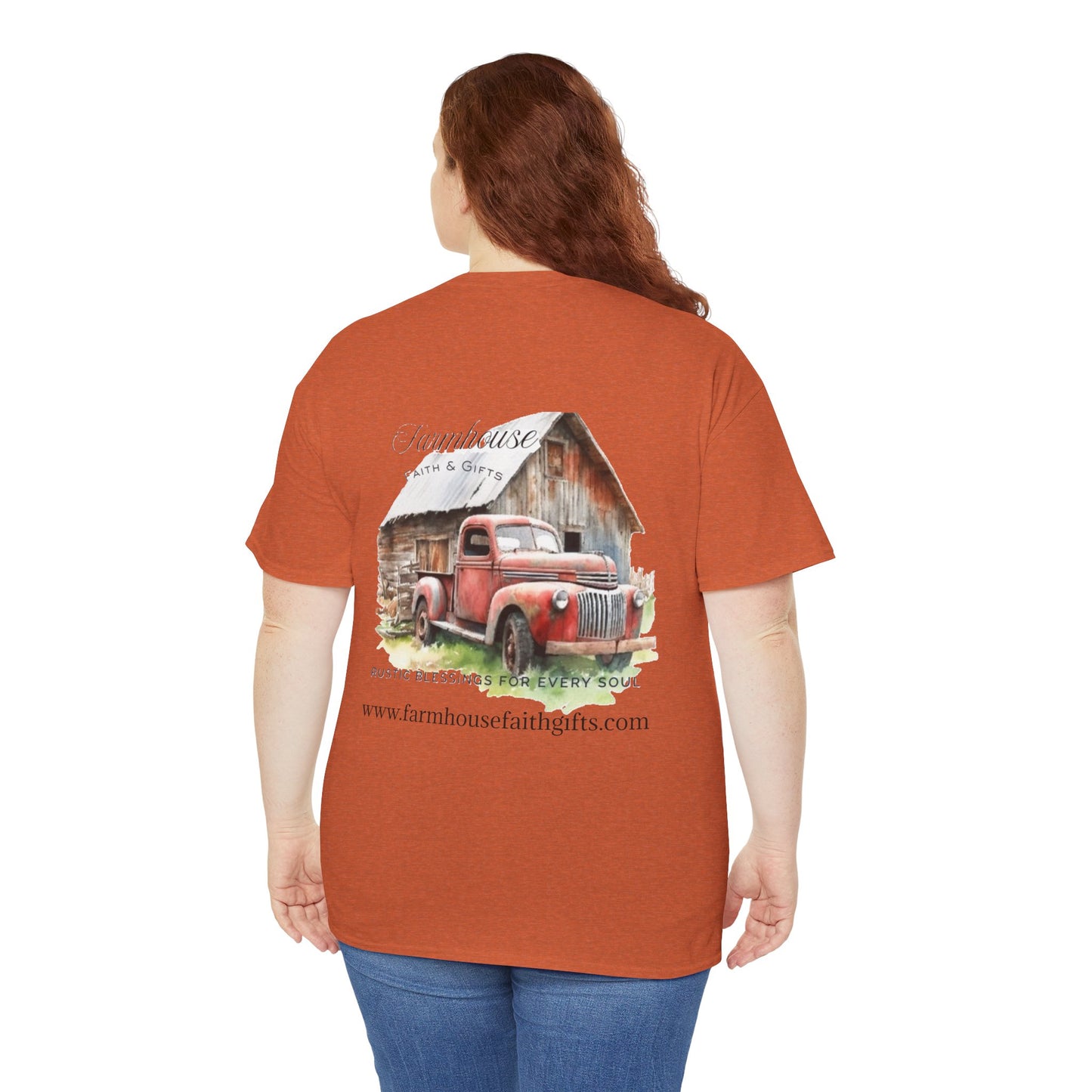 Rustic Farmhouse Unisex Tee, Country Style Shirt, Vintage Truck Tee, Back to Nature Apparel, Ideal Gift for Farm Lovers