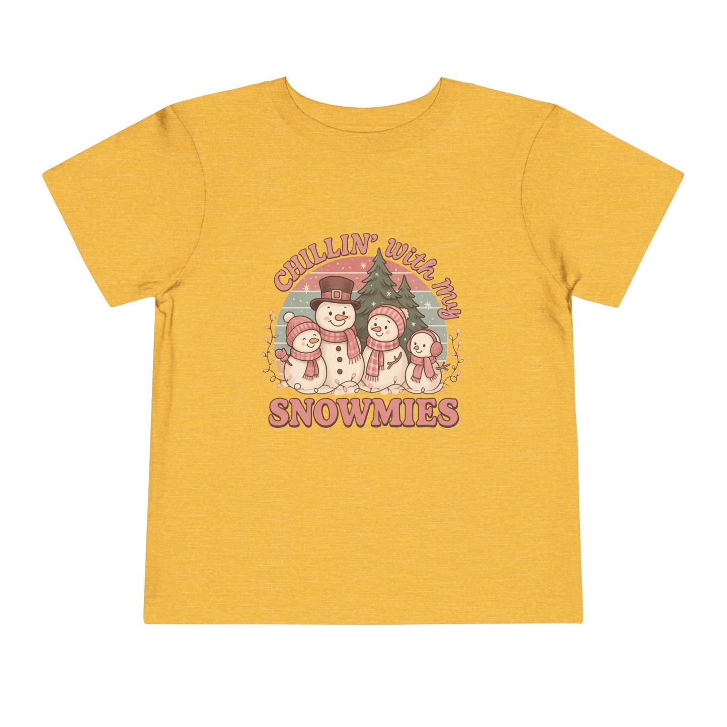 Chillin' Snowmies Toddler Christmas Tee