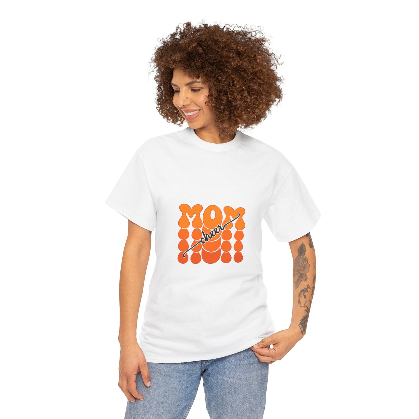 Retro Mom Cheer Tee