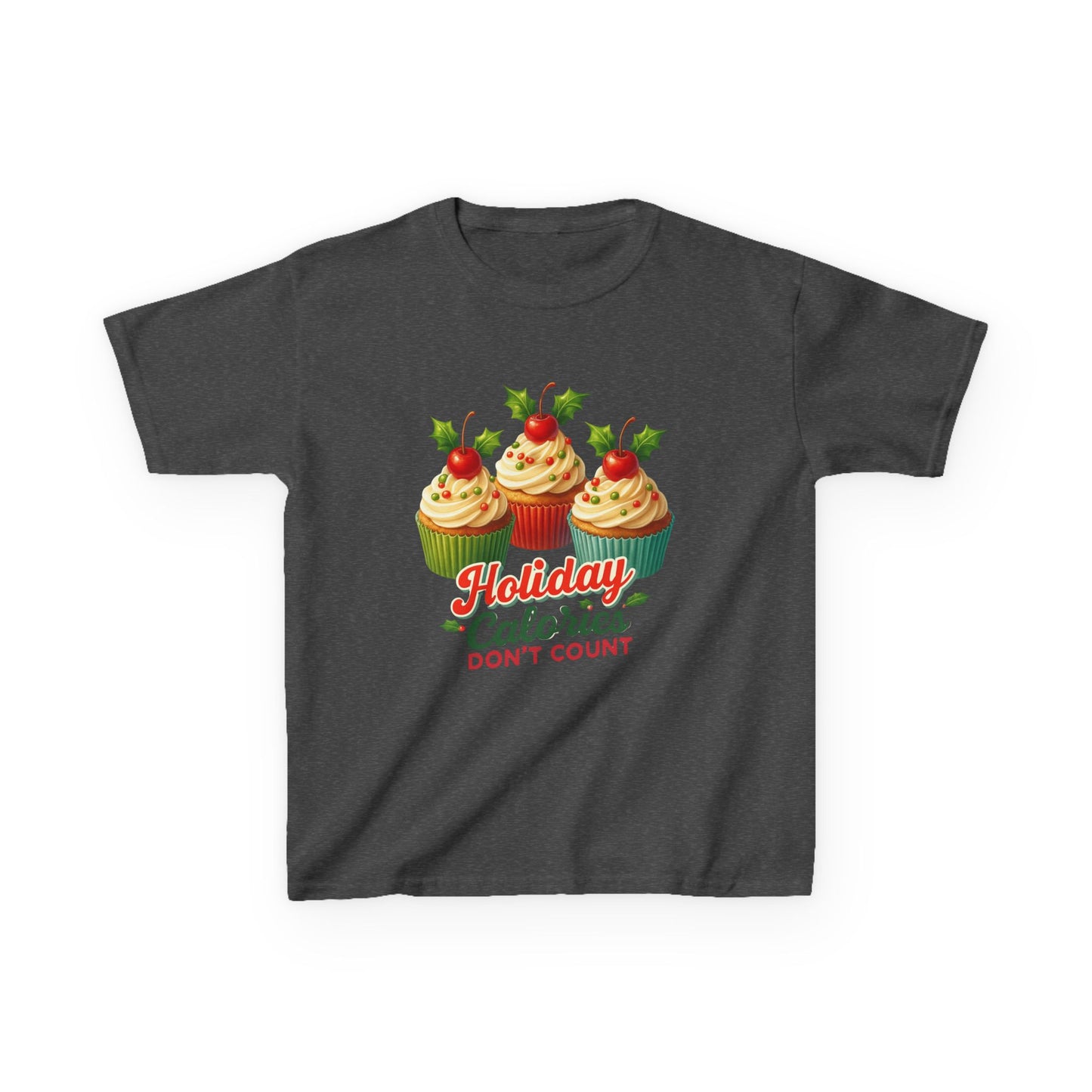 Holiday Cupcake Dino Tee - Christmas Fun!