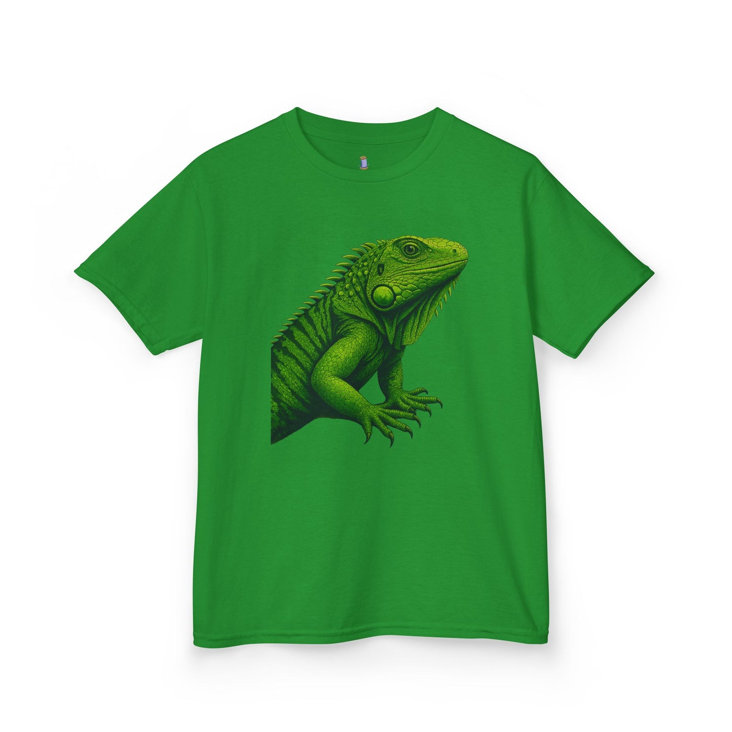 Green Iguana Kids Tee - Fun Shirt for Nature Lovers, Birthday Gift, Summer Wear, Animal Lovers, Eco-Friendly Clothing