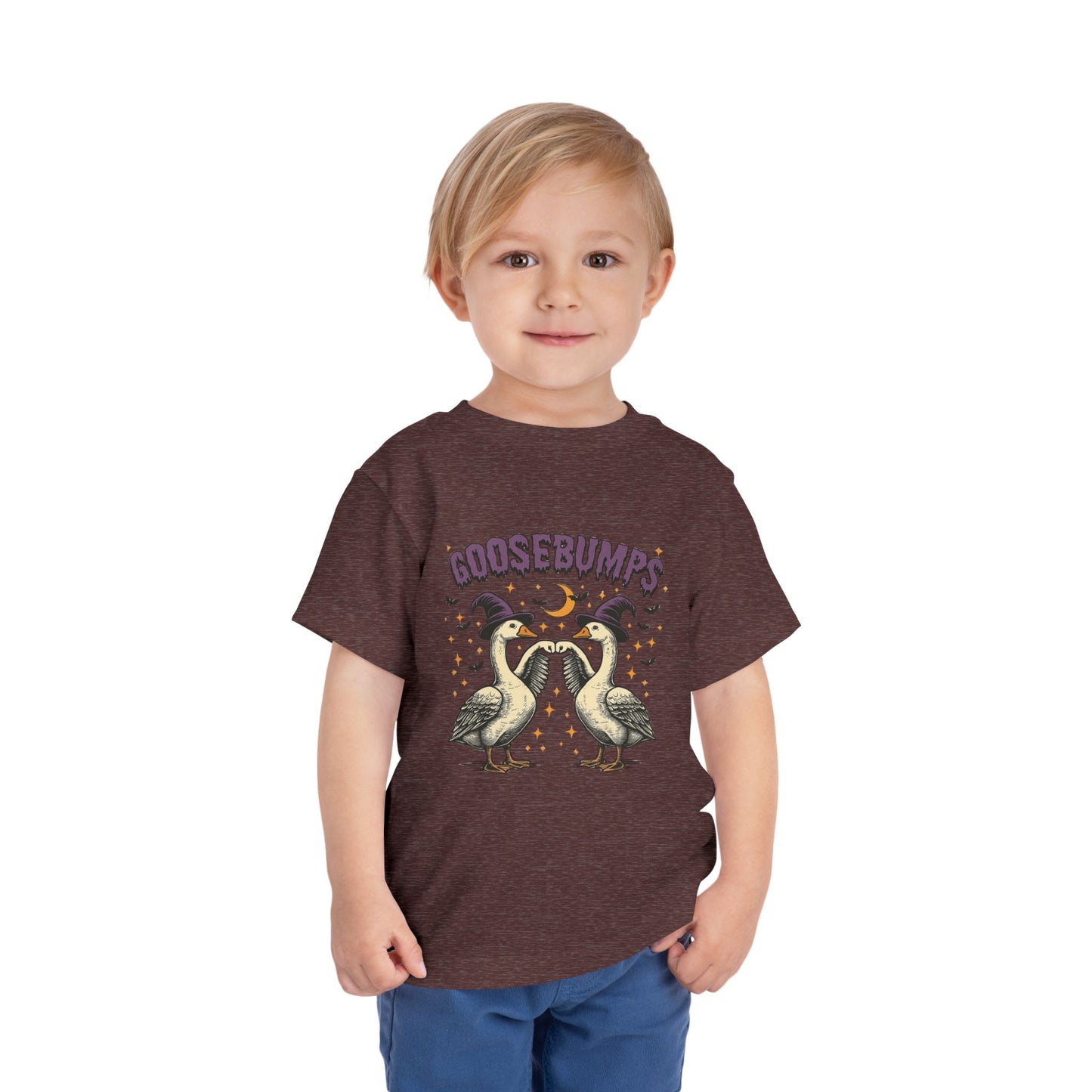 Goosebumps Halloween Toddler Tee - Funny Spooky Xmas