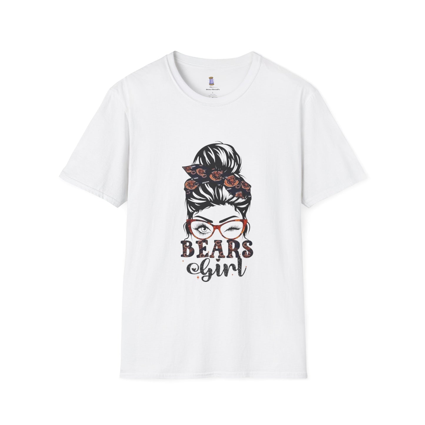 Bears Girl Graphic Tee, Cute Unisex Shirt, Casual Wear, Gift for Her, Funny T-Shirt, Everyday Style, Birthday Gift