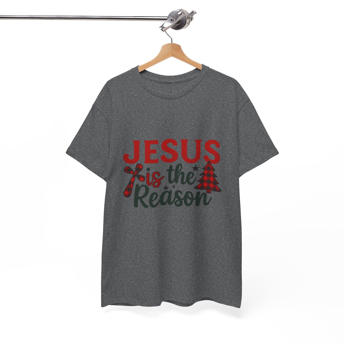 Jesus is the Reason Christmas Tee - Faith-Based Holiday Gift