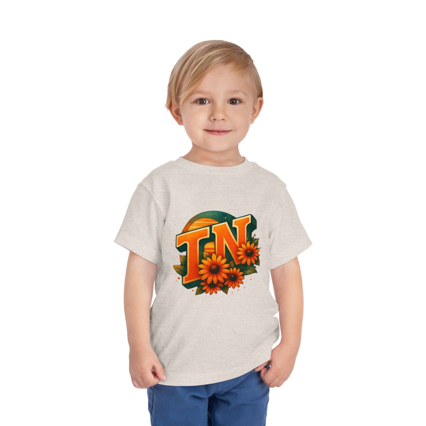 Toddler Tee Sunflower Sunset Design