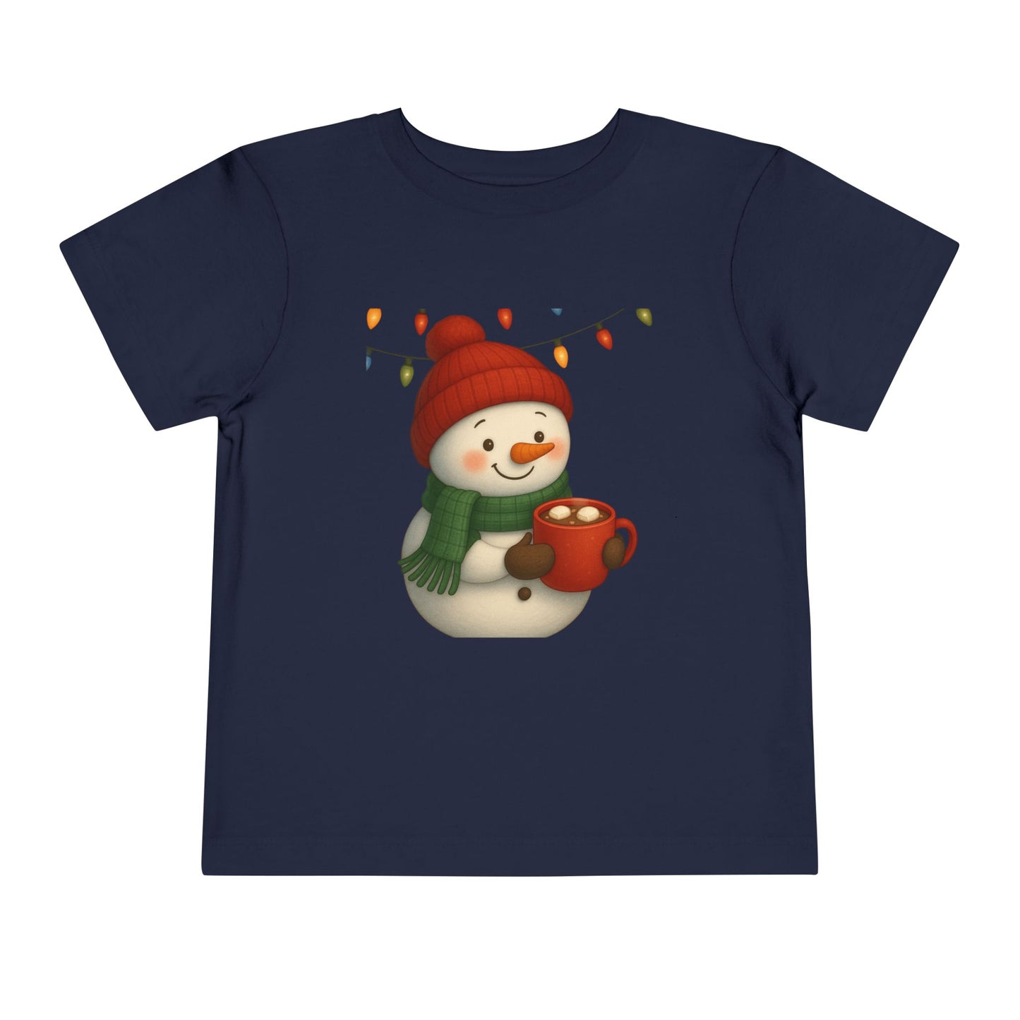 Snowman & Hot Chocolate Toddler Christmas Tee