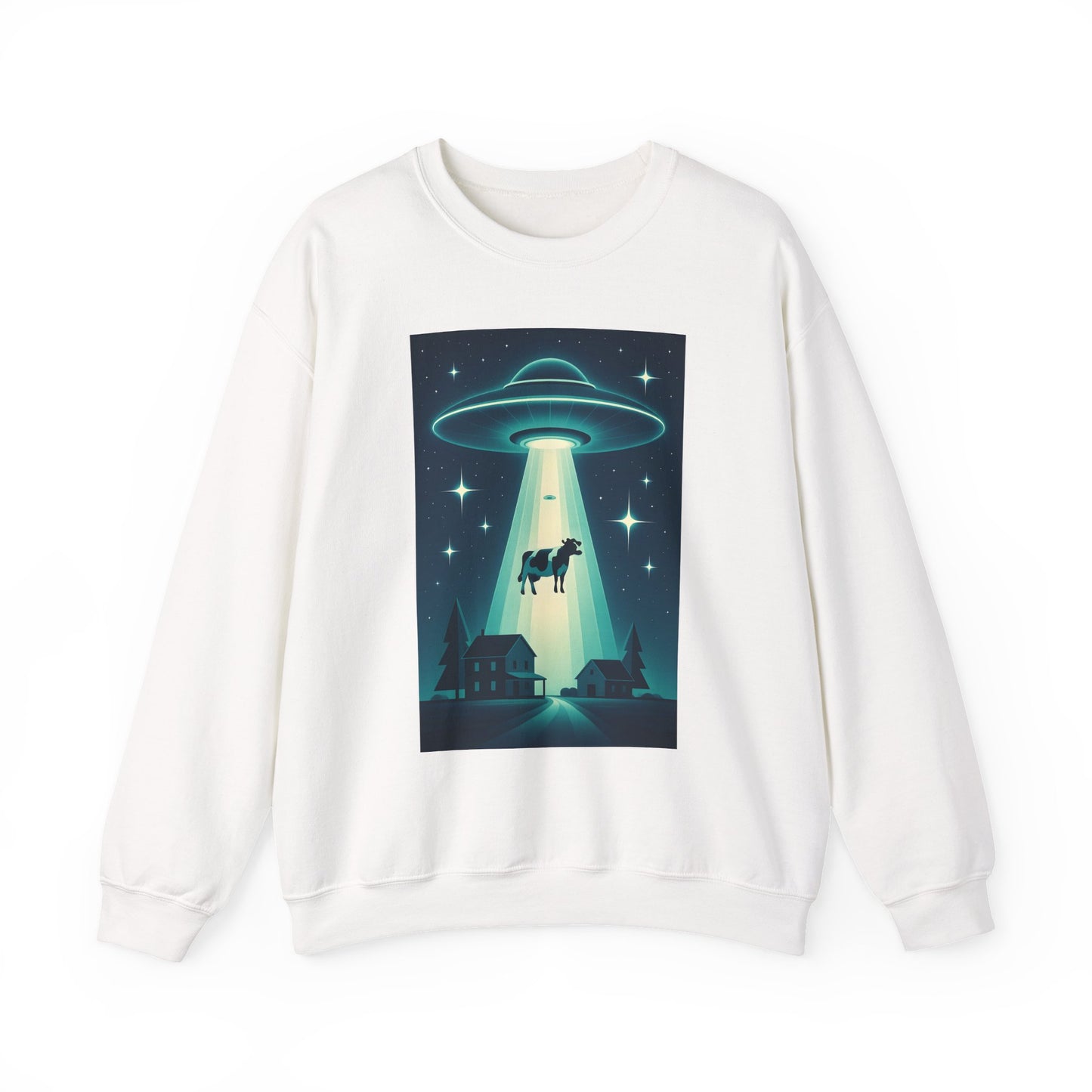 Cow Abduction UFO Sweatshirt