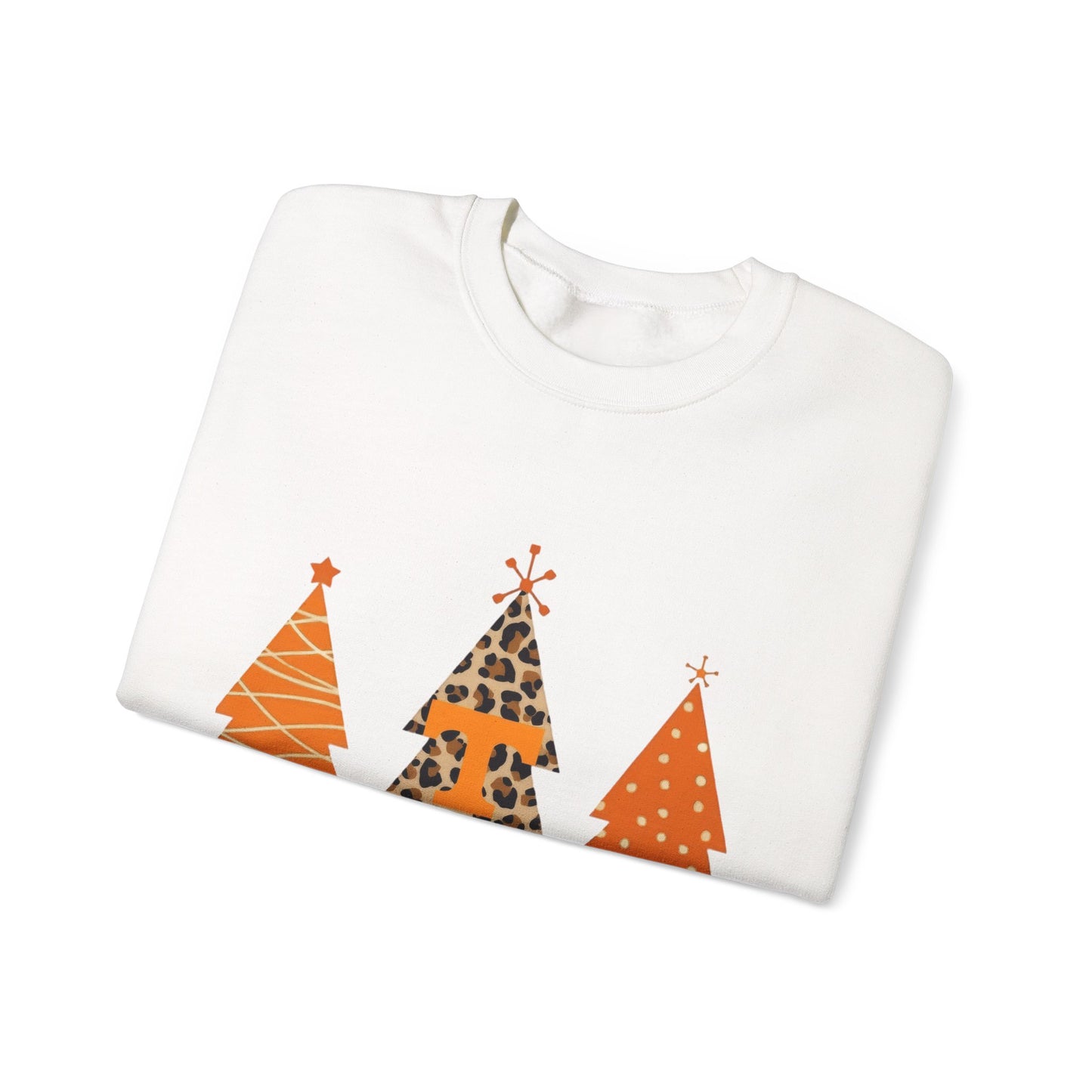 Orange Christmas Tree Sweatshirt
