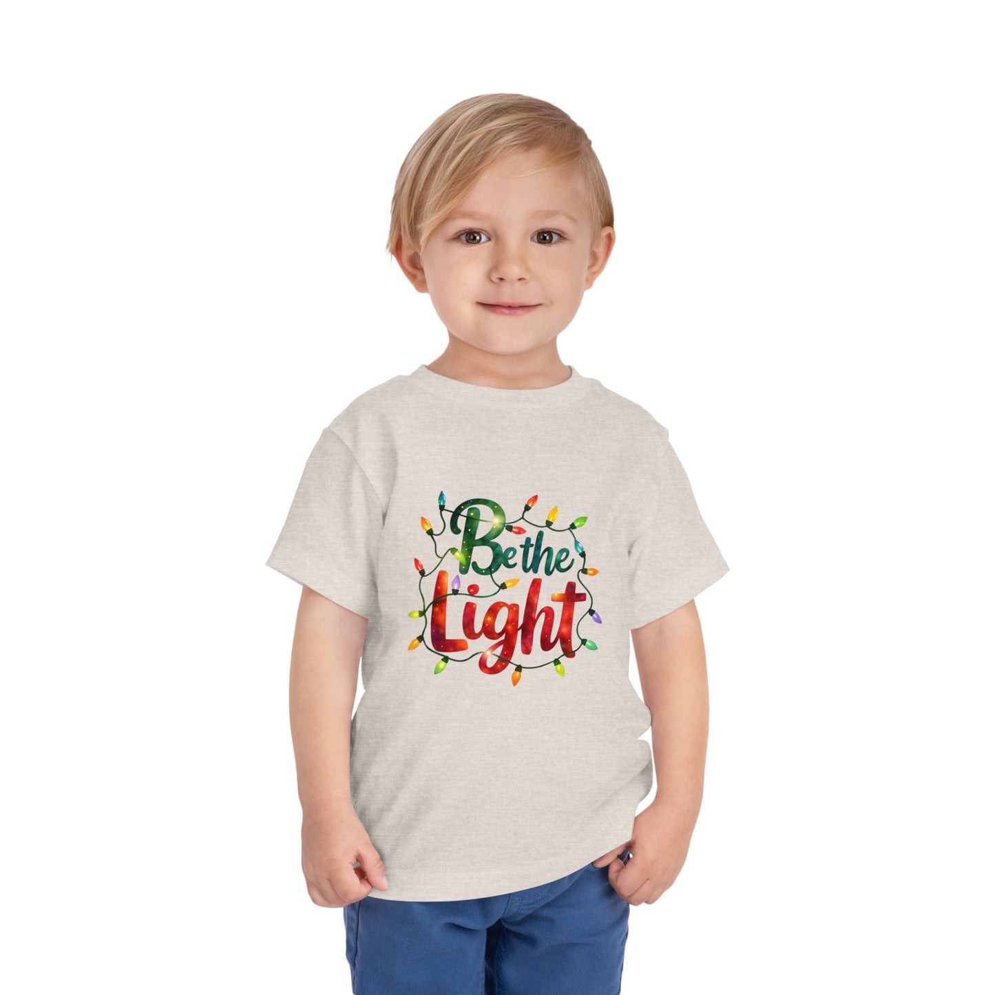 Be the Light Toddler Christmas Tee