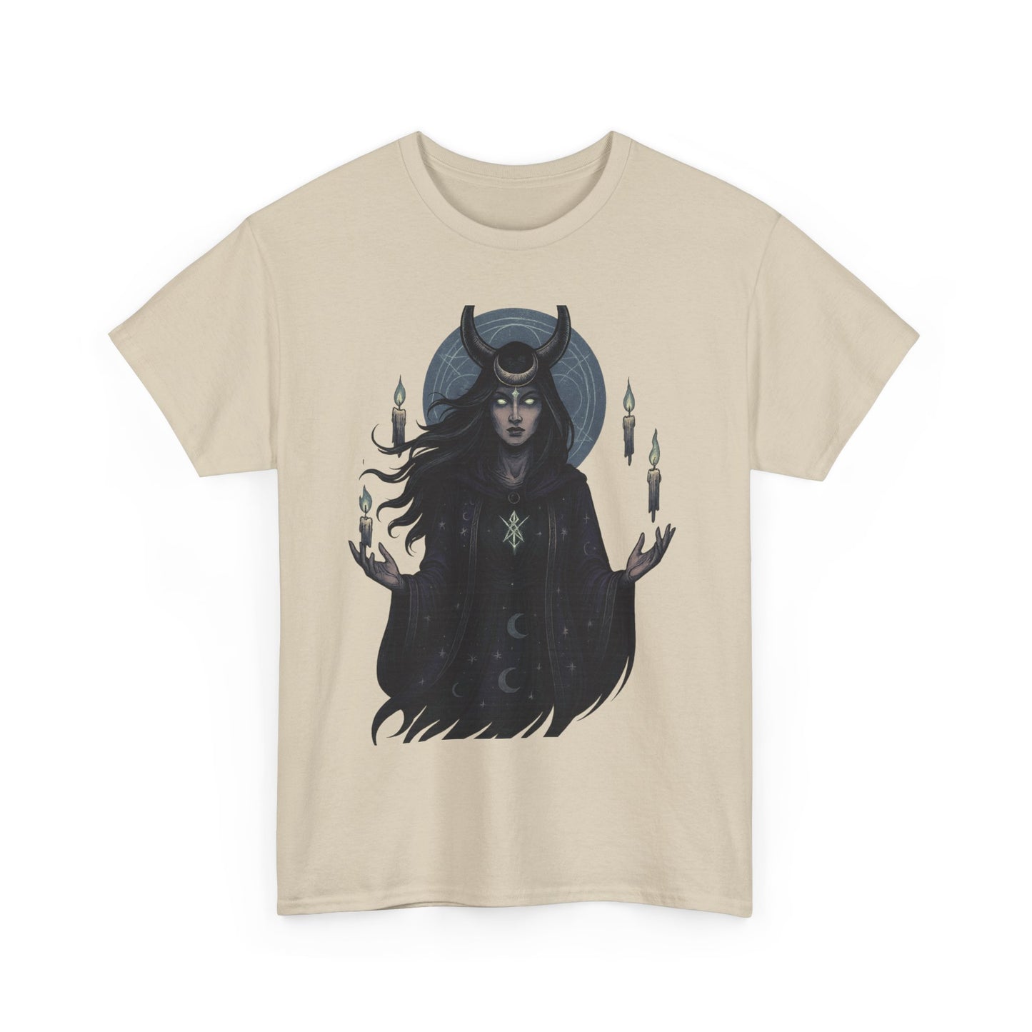 Moonlit Sorceress – Enchanted Candlelight Tee