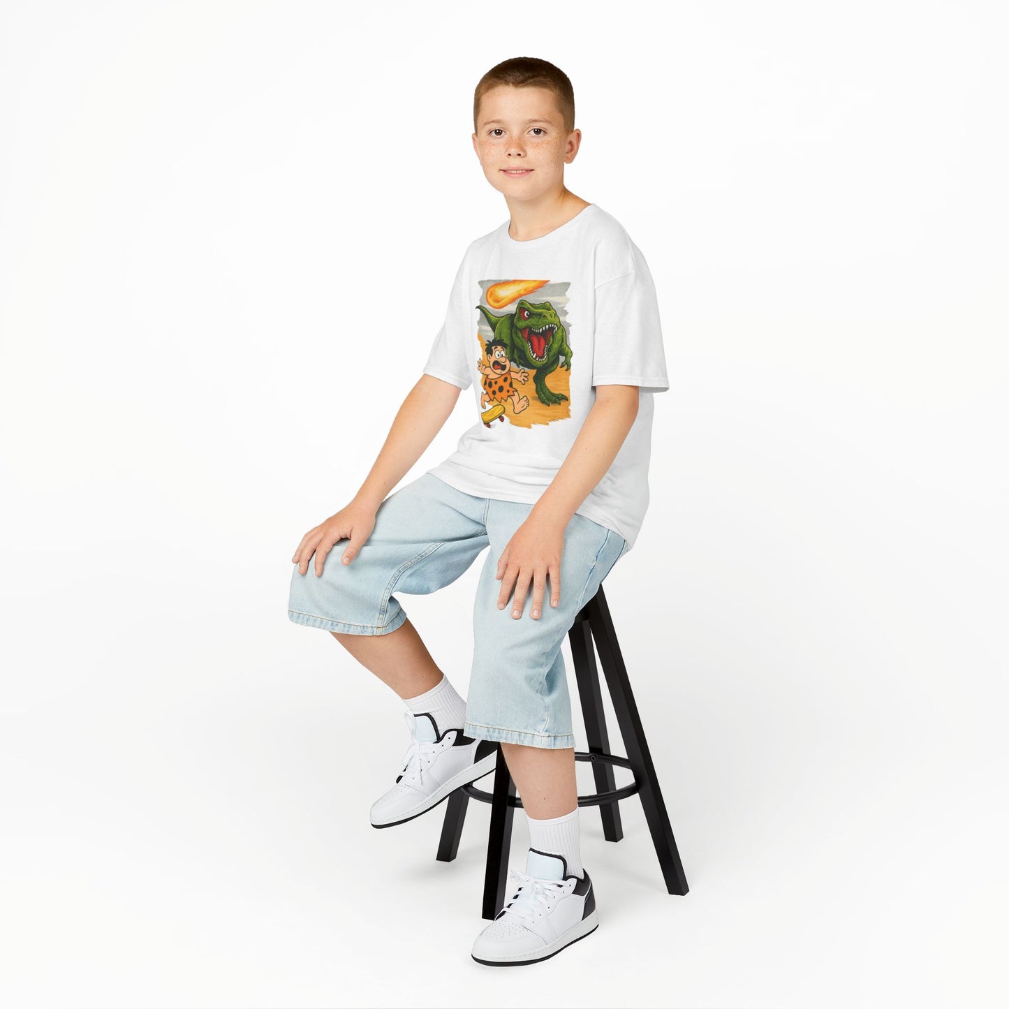 Dino Adventure Kids Tee - Fun Dinosaur Graphic Shirt, Boys T-Shirt, Playful Kids Apparel, Birthday Gift, Summer Wear