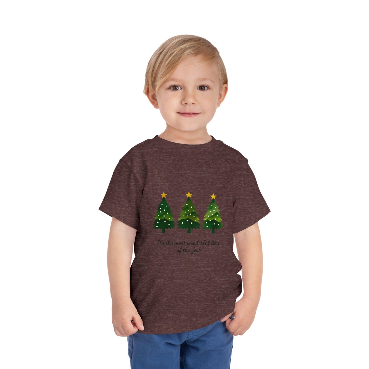 Watercolor Christmas Trees Toddler Tee