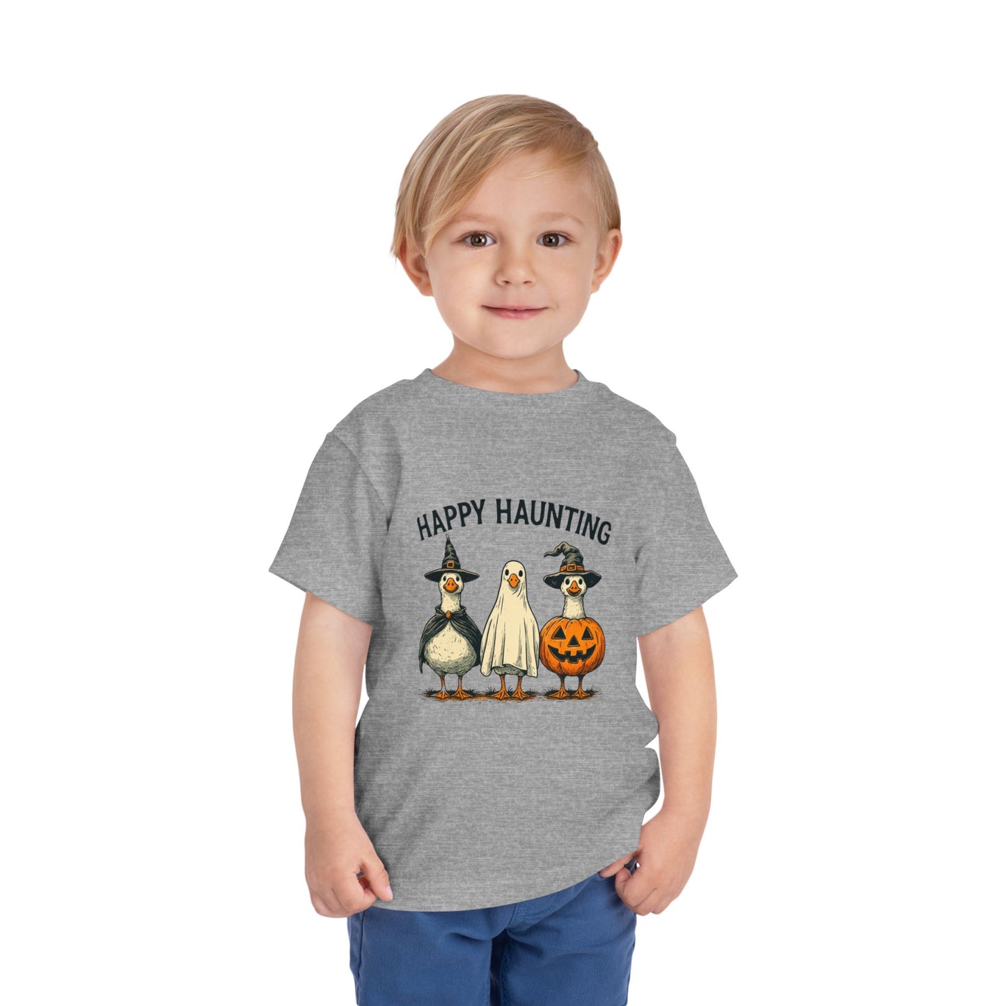 Happy Haunting Goose Halloween Tee