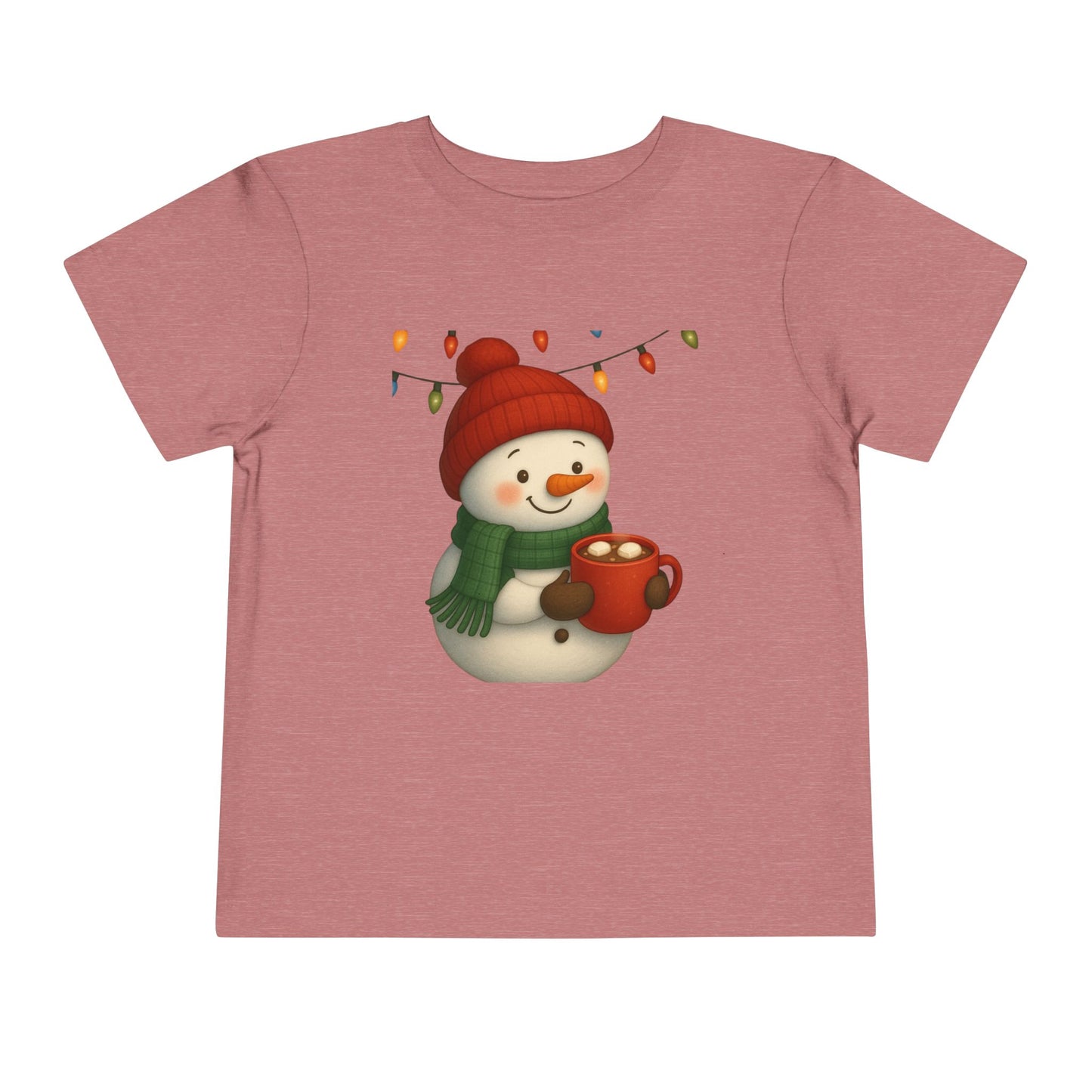 Snowman & Hot Chocolate Toddler Christmas Tee