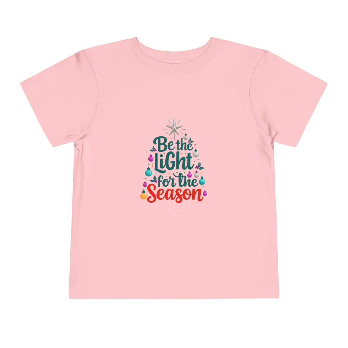 Be the Light Toddler Christmas Tee