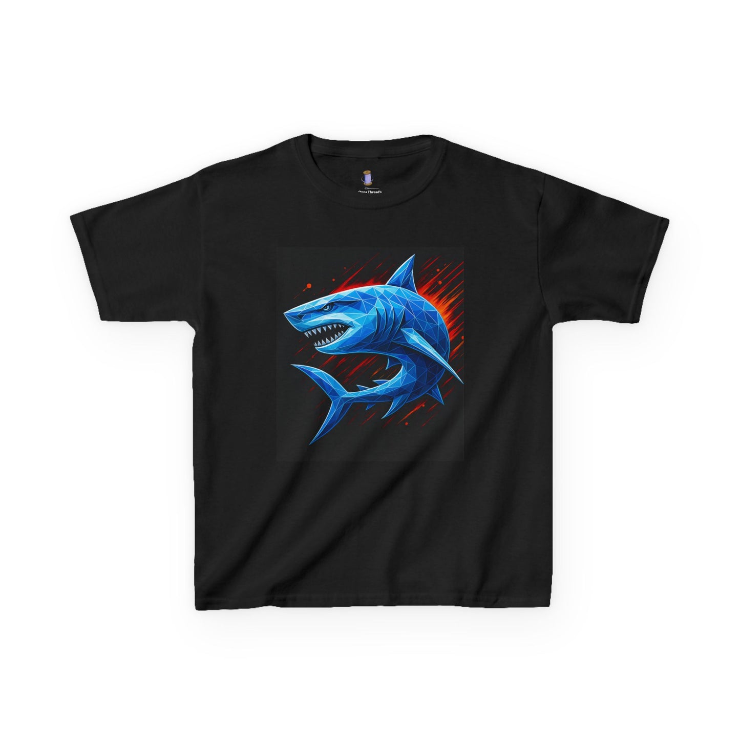 Kids Shark Graphic Tee - Cool Ocean Theme Shirt for Boys and Girls, Perfect Birthday Gift, Summer Fun, Beach Wear, Ocean Lover's Tee