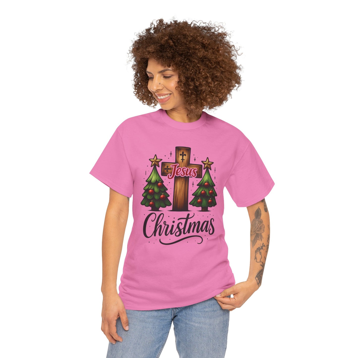 Christmas Cross Unisex Tee