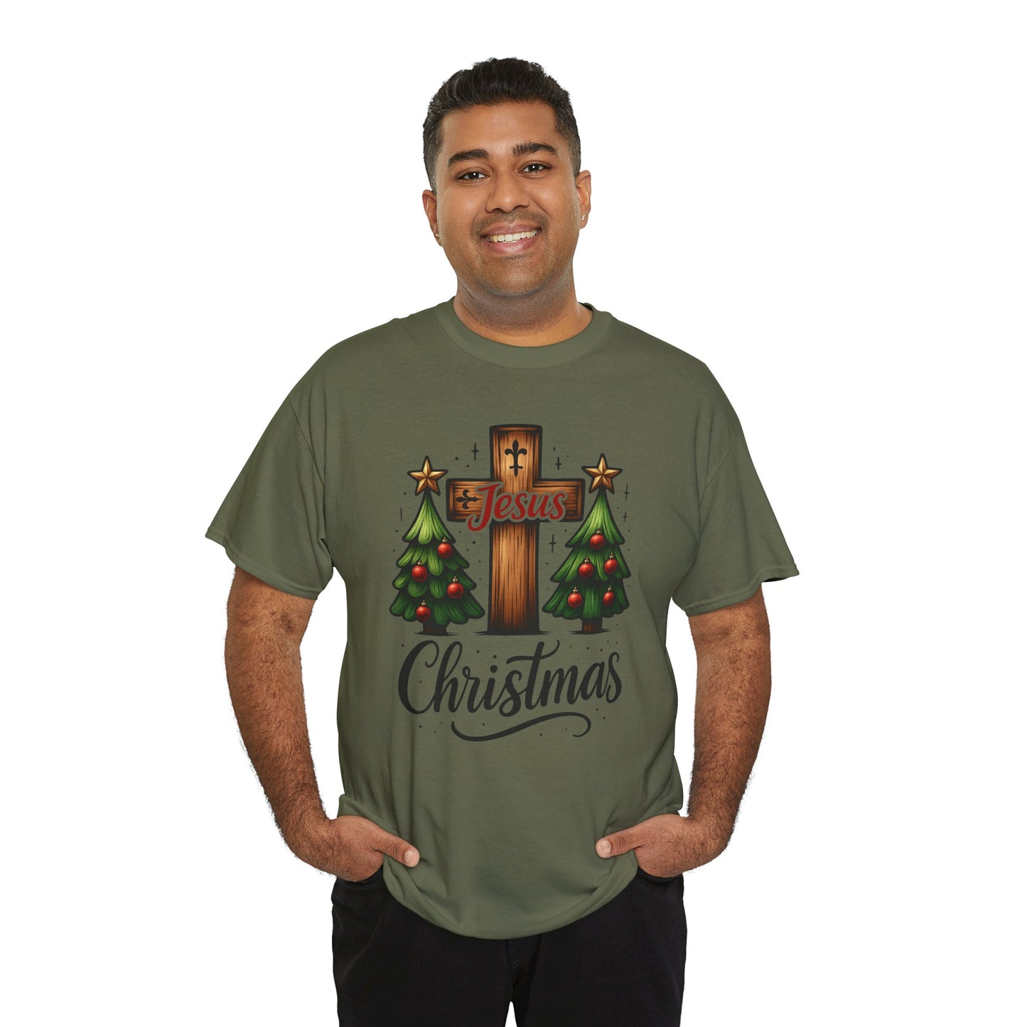 Christmas Cross Unisex Tee