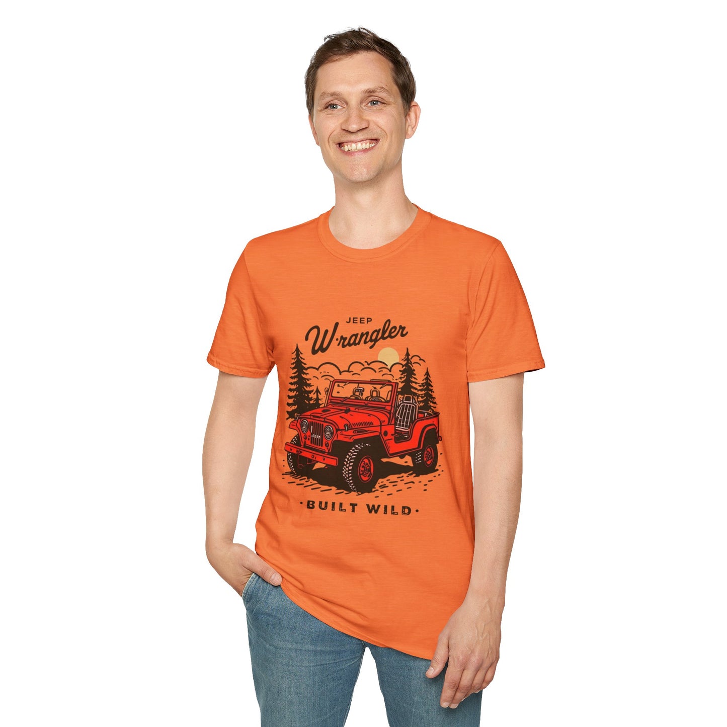 Jeep Wrangler Adventure Tee, Summer T-Shirt, Outdoor Enthusiast Gift, Camping Shirt, Road Trip Apparel, Vintage Jeep Design