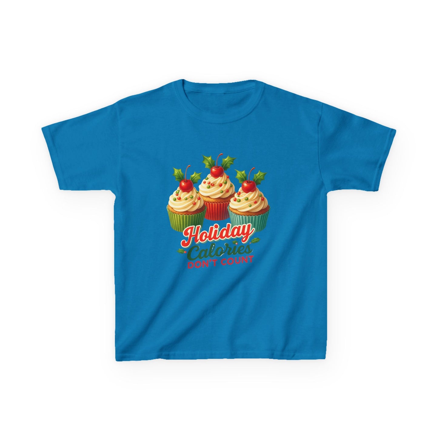 Holiday Cupcake Dino Tee - Christmas Fun!