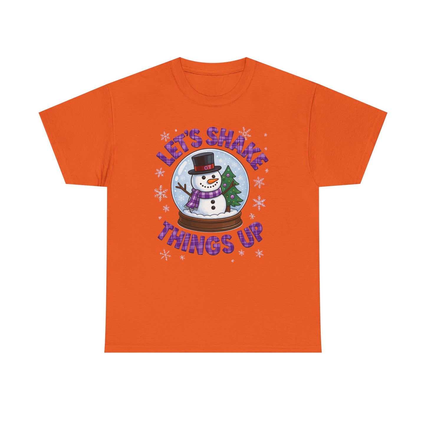 Snow Globe Tee with Let's Shake Things Up Design