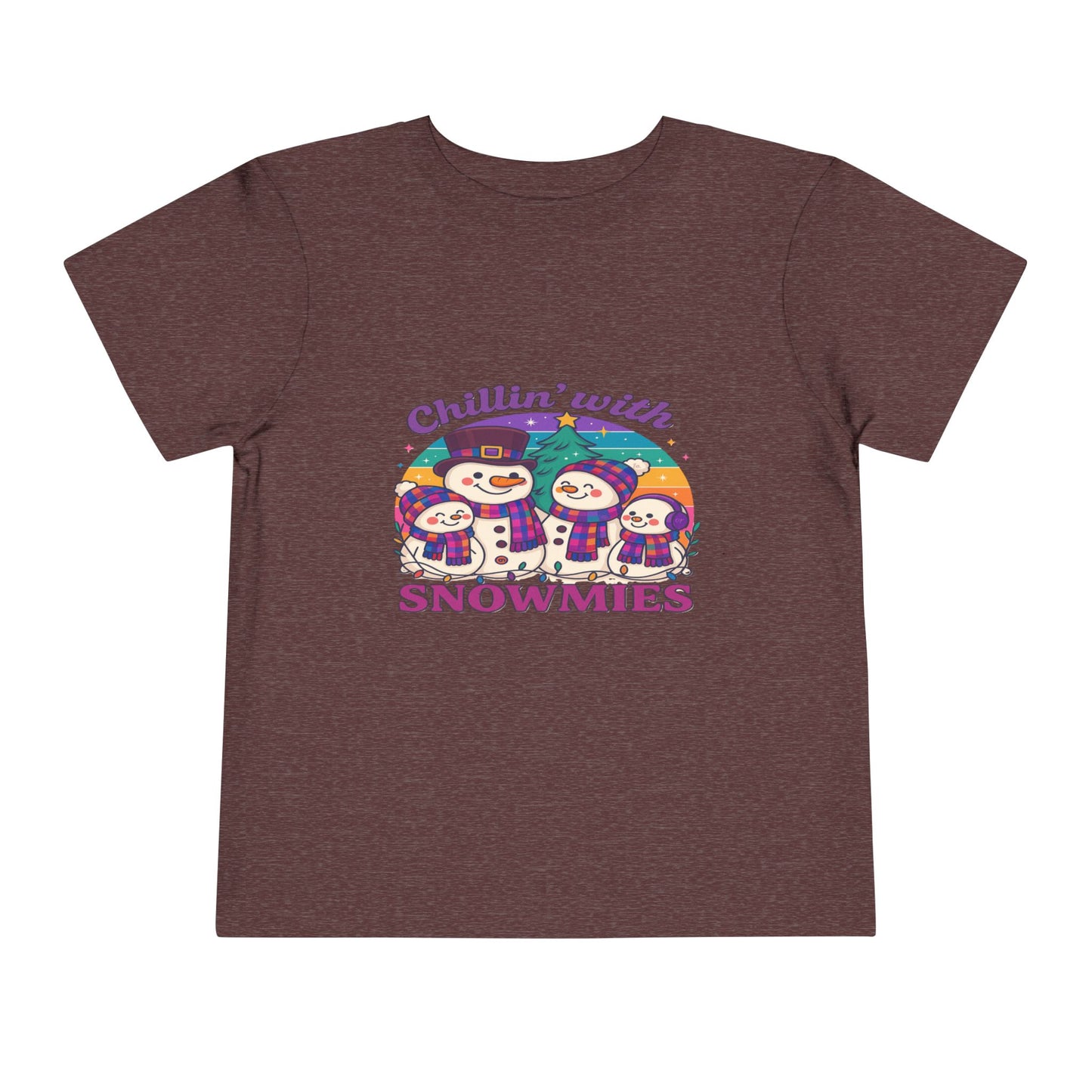 Chillin' with Snowmies Toddler Christmas Tee