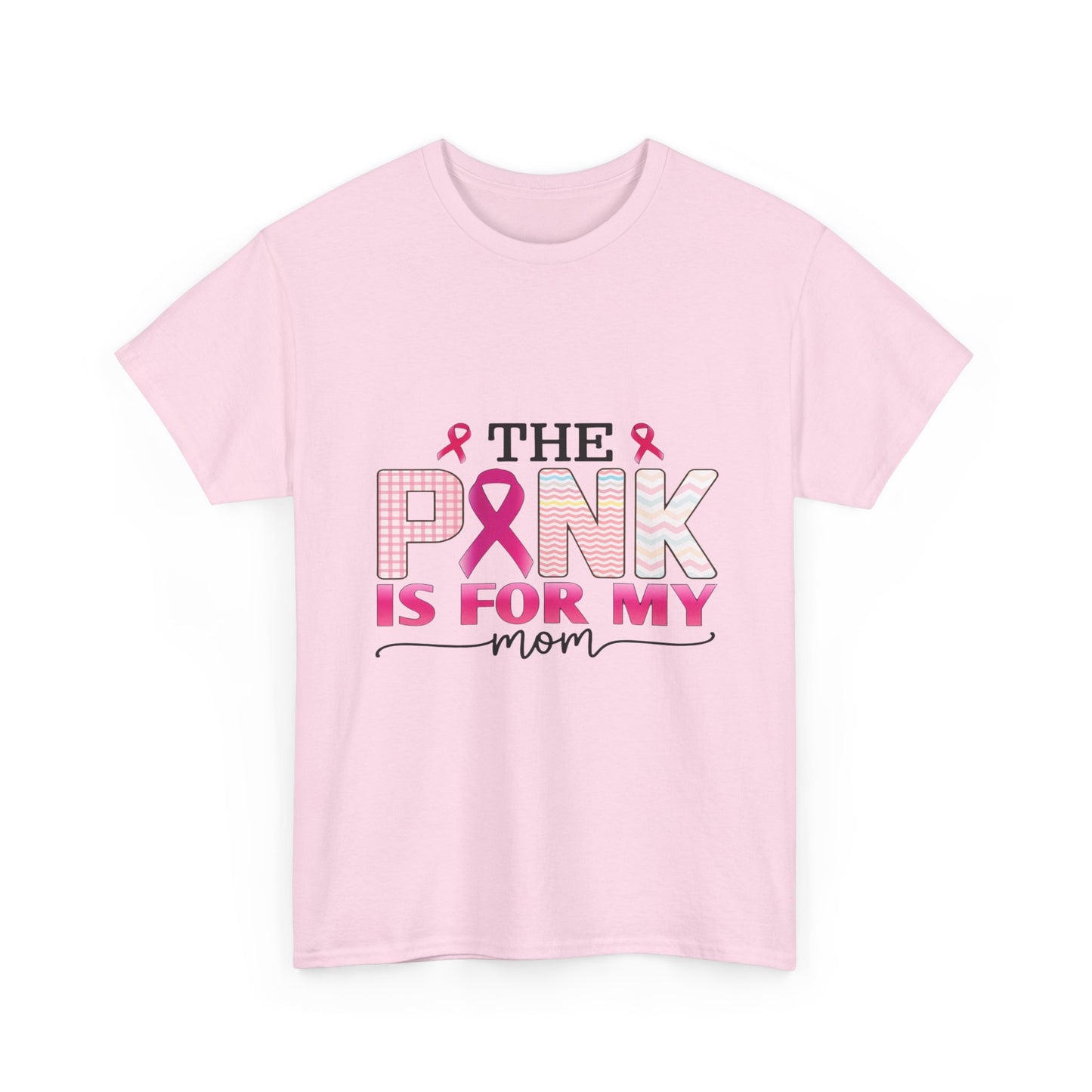 Pink Is For My Mom Breast Cancer Awareness Tee